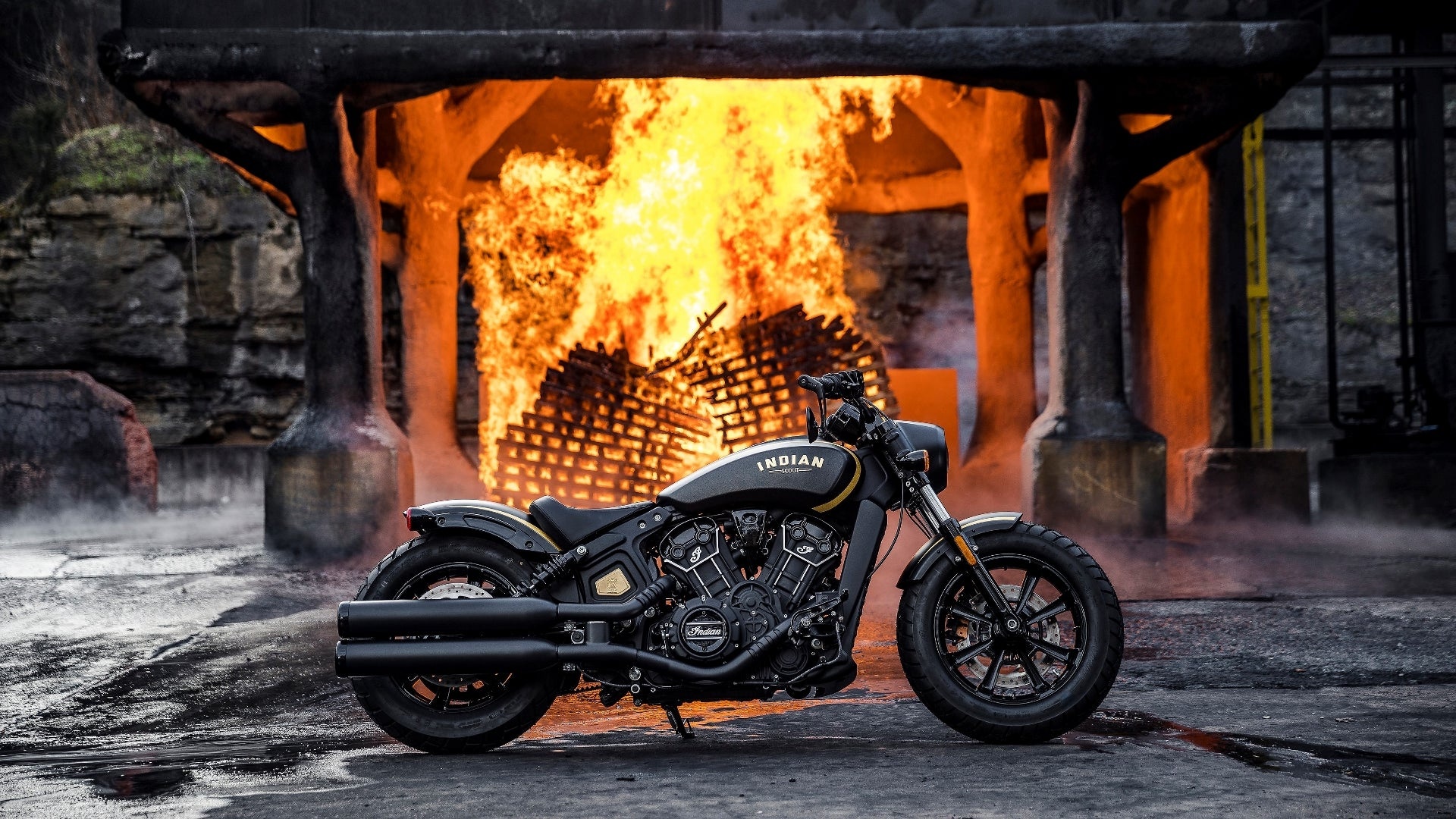 Indian Scout Bobber, Jack Daniels Edition, Limited Edition, Exclusive Release, 1920x1080 Full HD Desktop