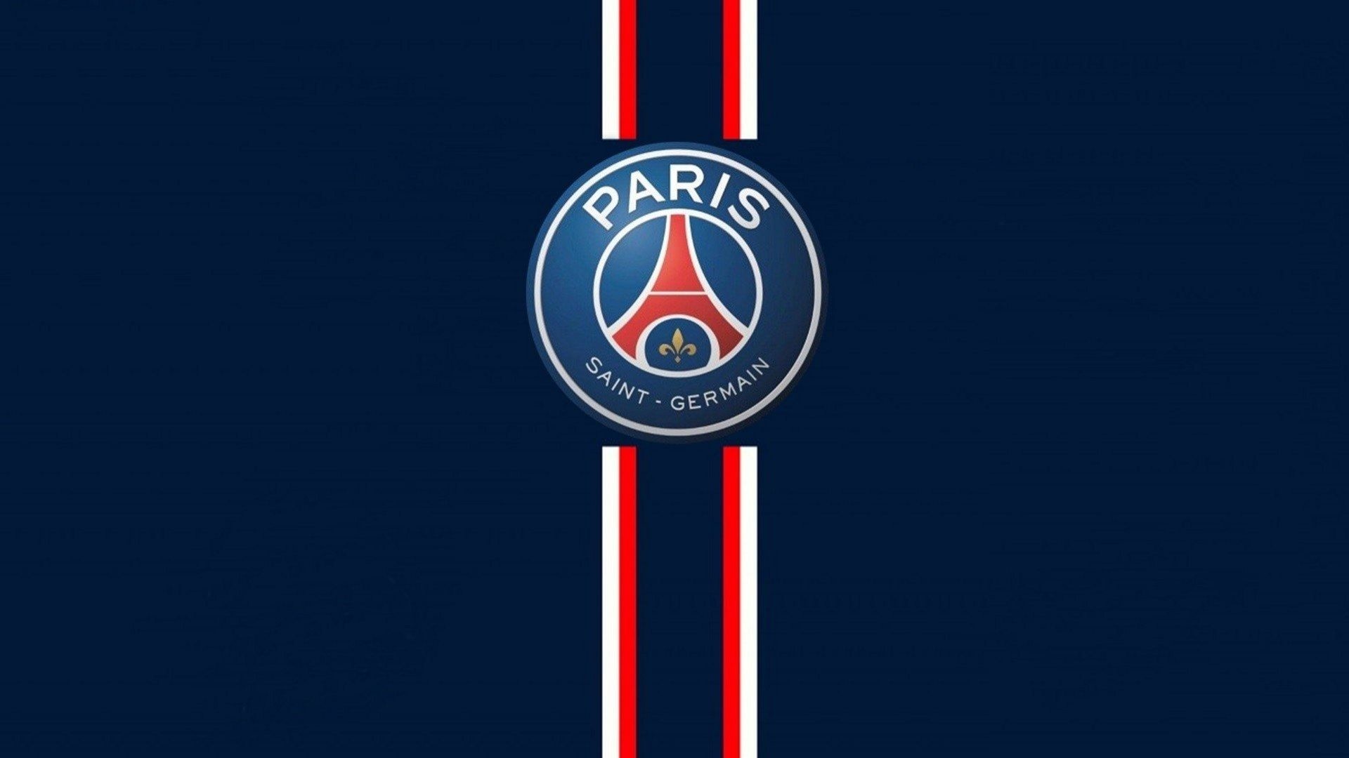Paris Saint-Germain: Football club, France, Logo, Emblem. 1920x1080 Full HD Background.