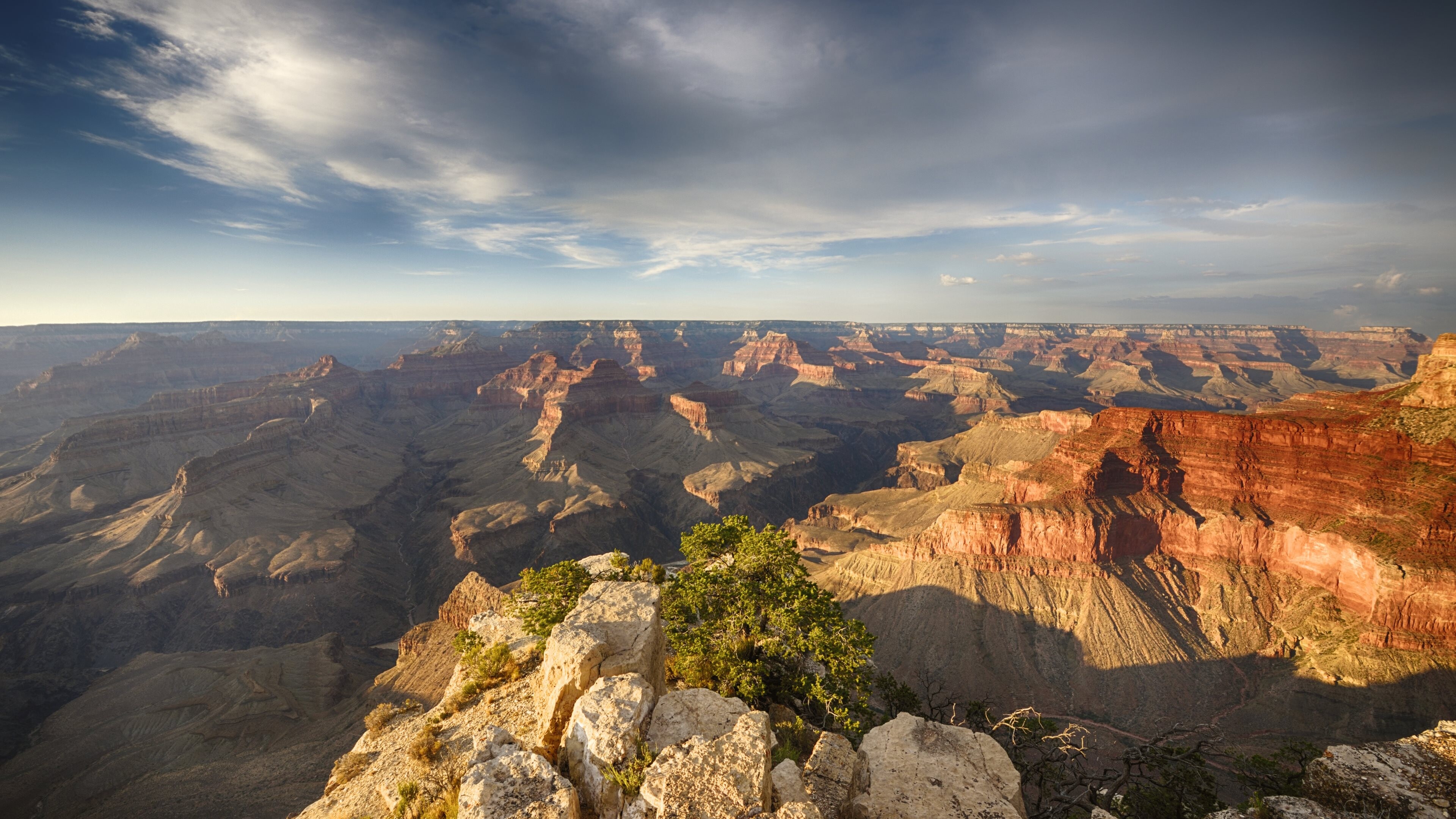 Geology: Grand Canyon National Park, Arizona, United States, Rock formation. 3840x2160 4K Background.