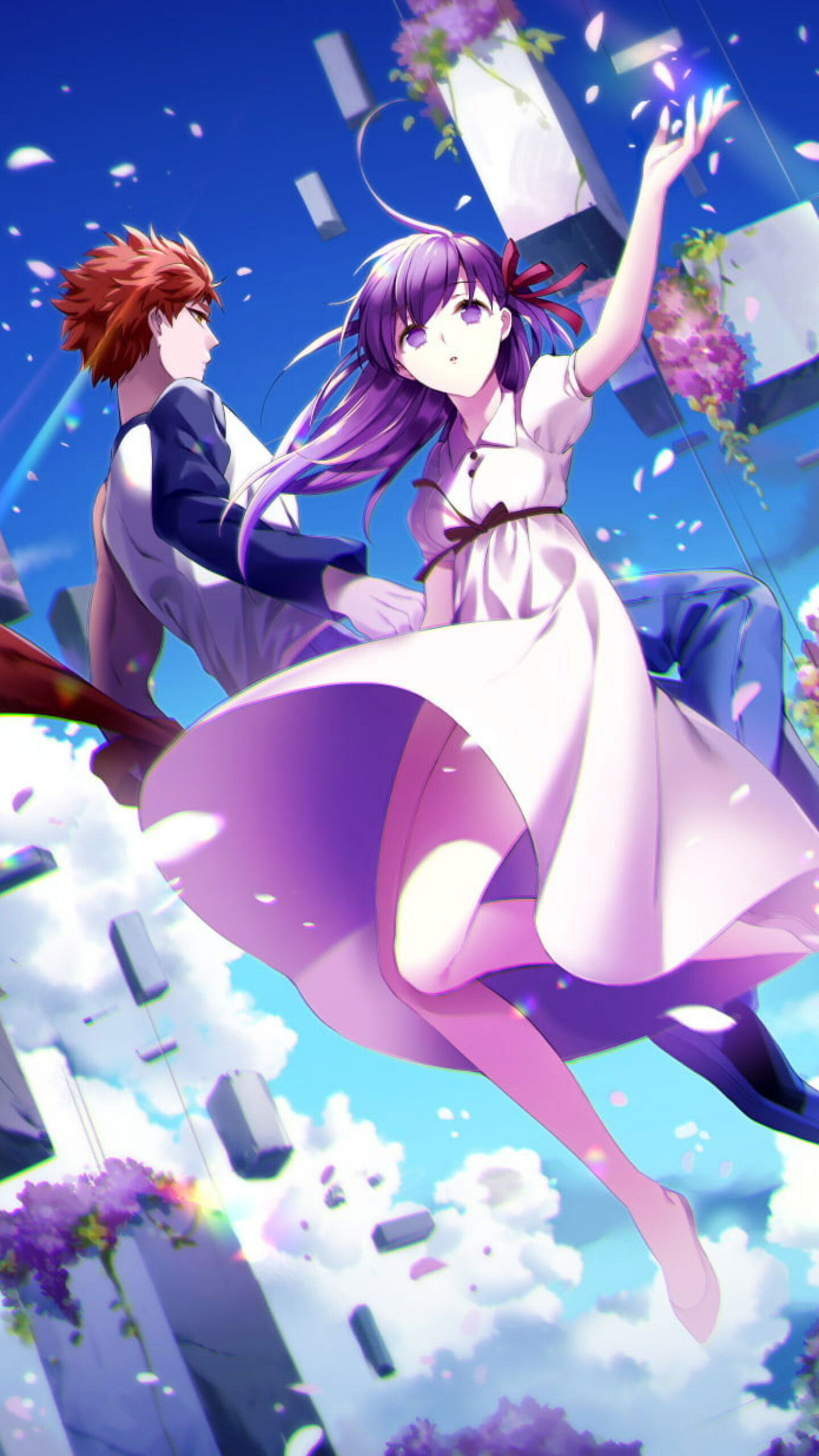 Fate/stay night: Heaven's Feel: Emiya Shirou, A teenage Japanese Magus, Fate series. 1440x2560 HD Wallpaper.