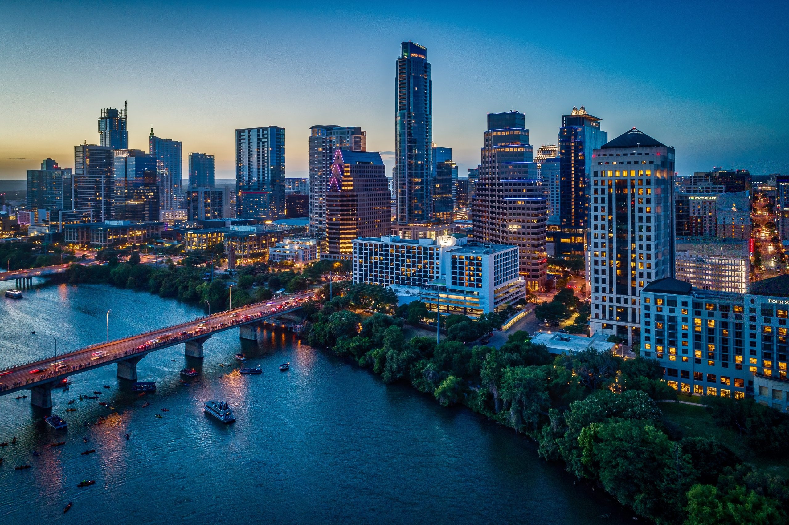 Austin Skyline, Travels, Entrepreneurship trip, Austin TX, 2560x1710 HD Desktop