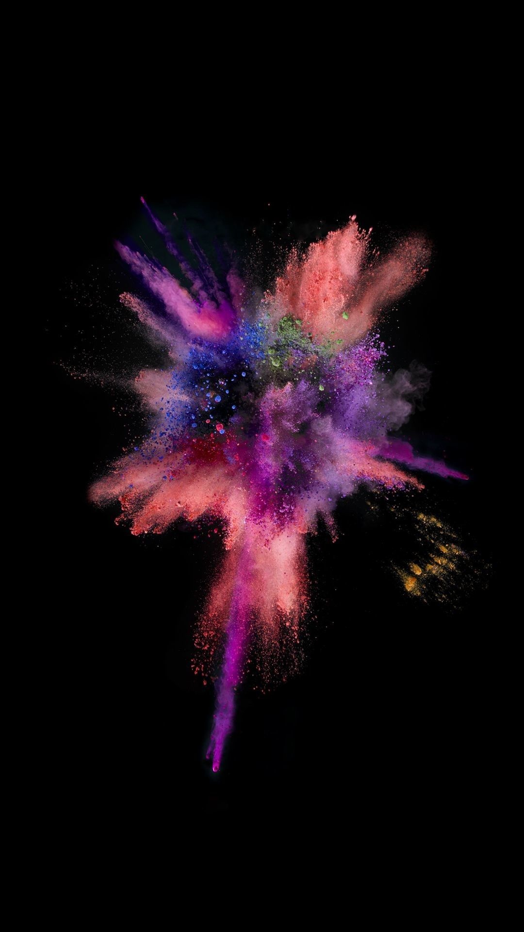 Color explosion, Bright and vivid, Artistic display, Abstract imagery, 1080x1920 Full HD Phone