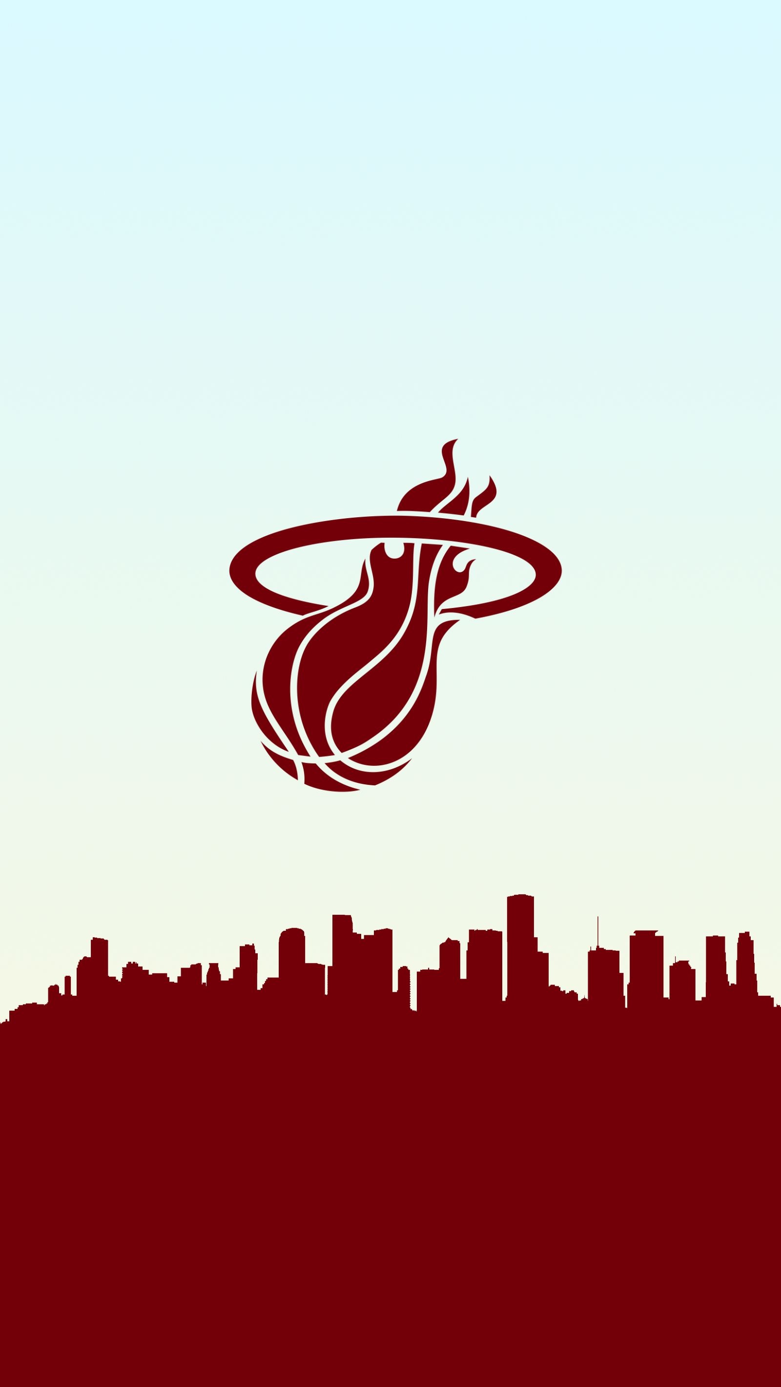 Miami Heat: The team signed league MVP LeBron James and NBA All-Star Chris Bosh in 2010. 1600x2840 HD Background.