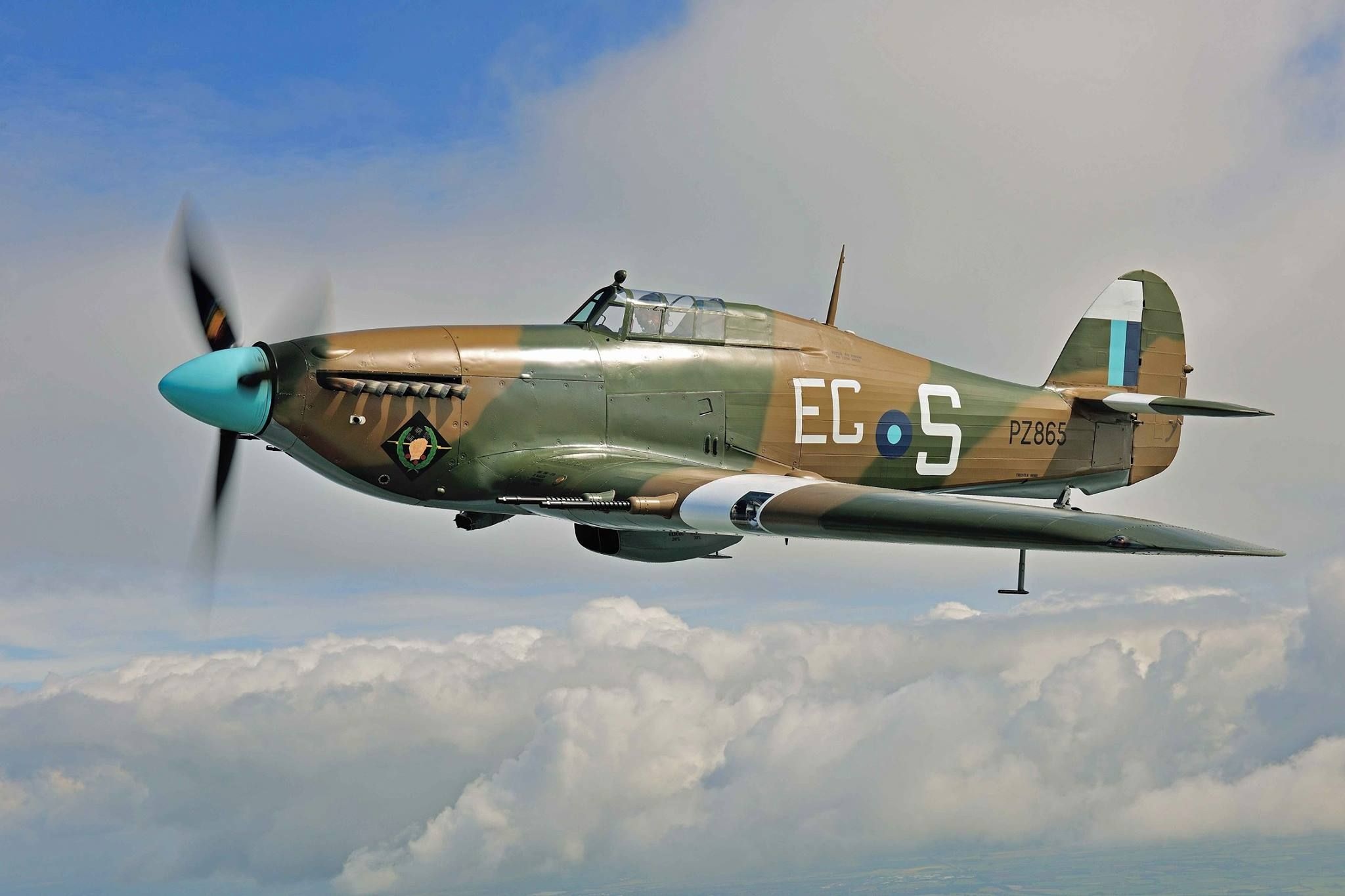Hawker Hurricane, RAF India, World War II, Fighter plane, 2050x1370 HD Desktop