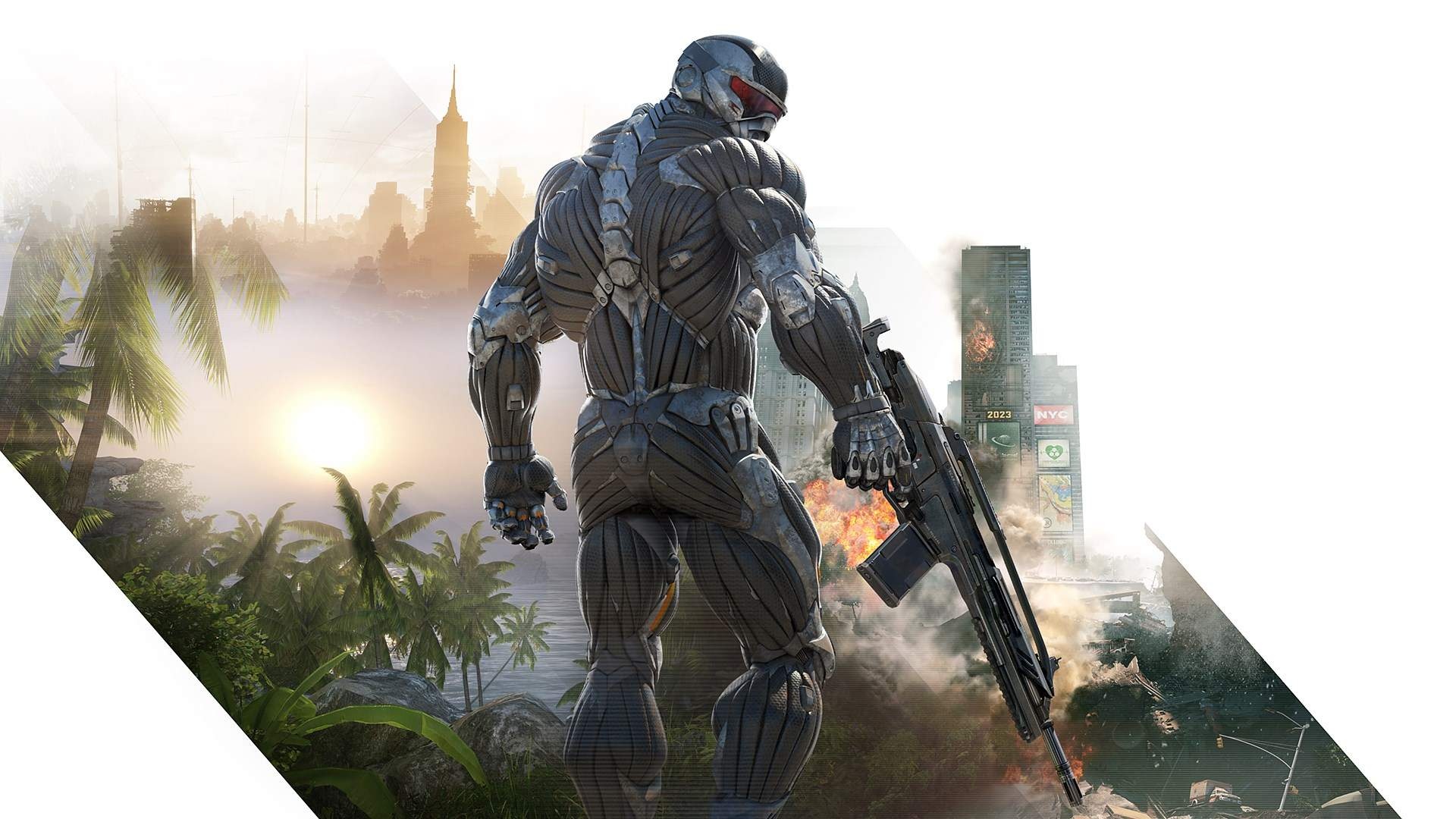 Crysis Remastered trilogy, PS4 improvements, Nano enhancements, Finger guns gameplay, 1920x1080 Full HD Desktop