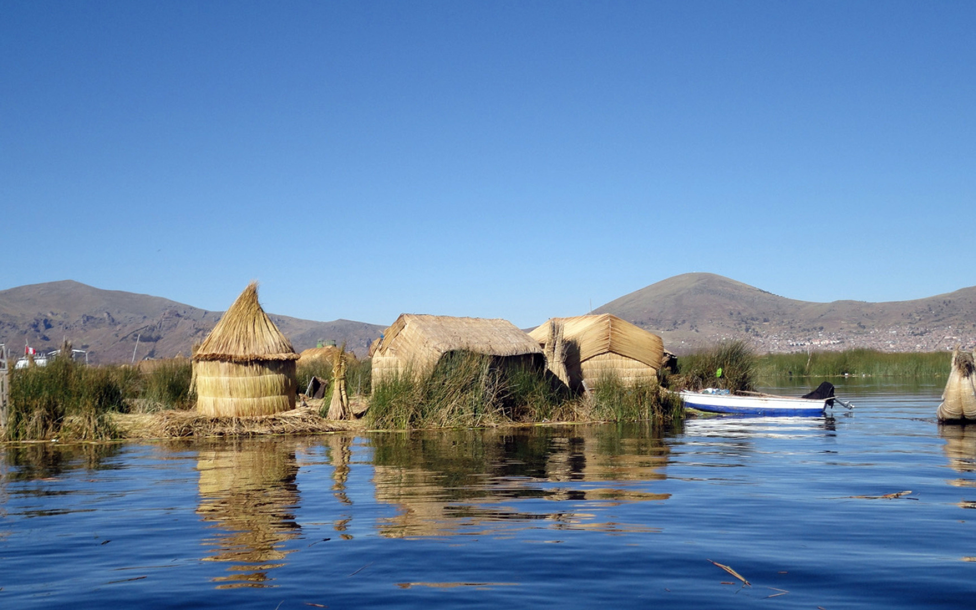 Lake Titicaca wallpaper, World wallpapers, Exquisite scene, Tranquil beauty, 1920x1200 HD Desktop