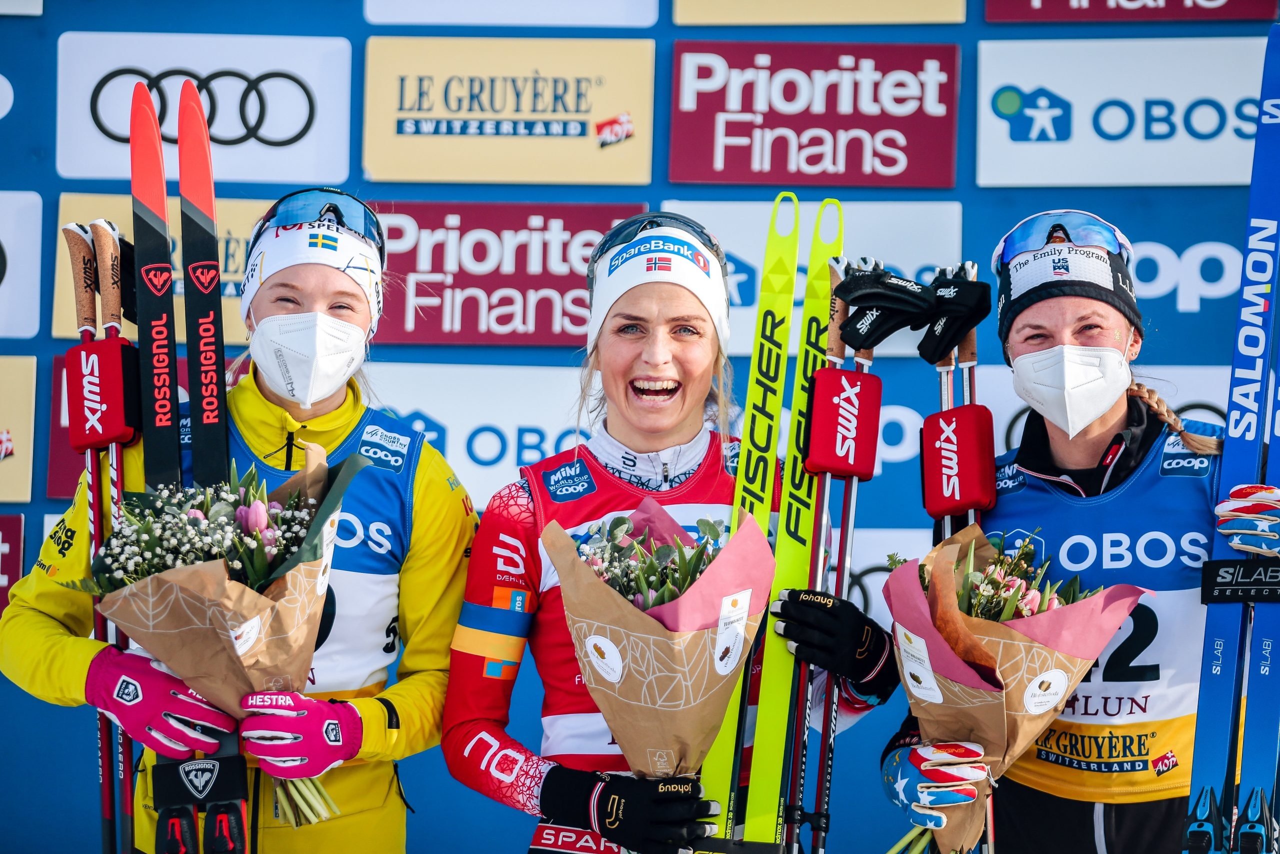 Jonna Sundling, Memorable race in Falun, Diggins' podium finish, Johaug's legacy, 2560x1710 HD Desktop