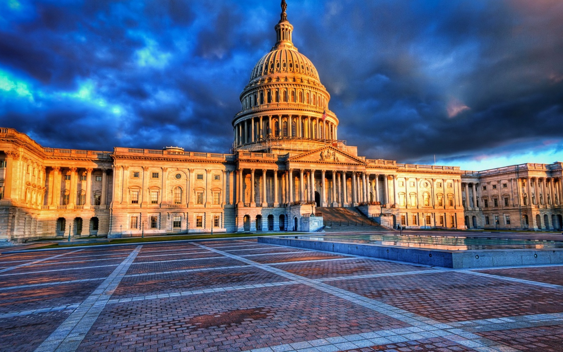 Washington, D.C.: A widely recognized icon of the American people and government. 1920x1200 HD Background.