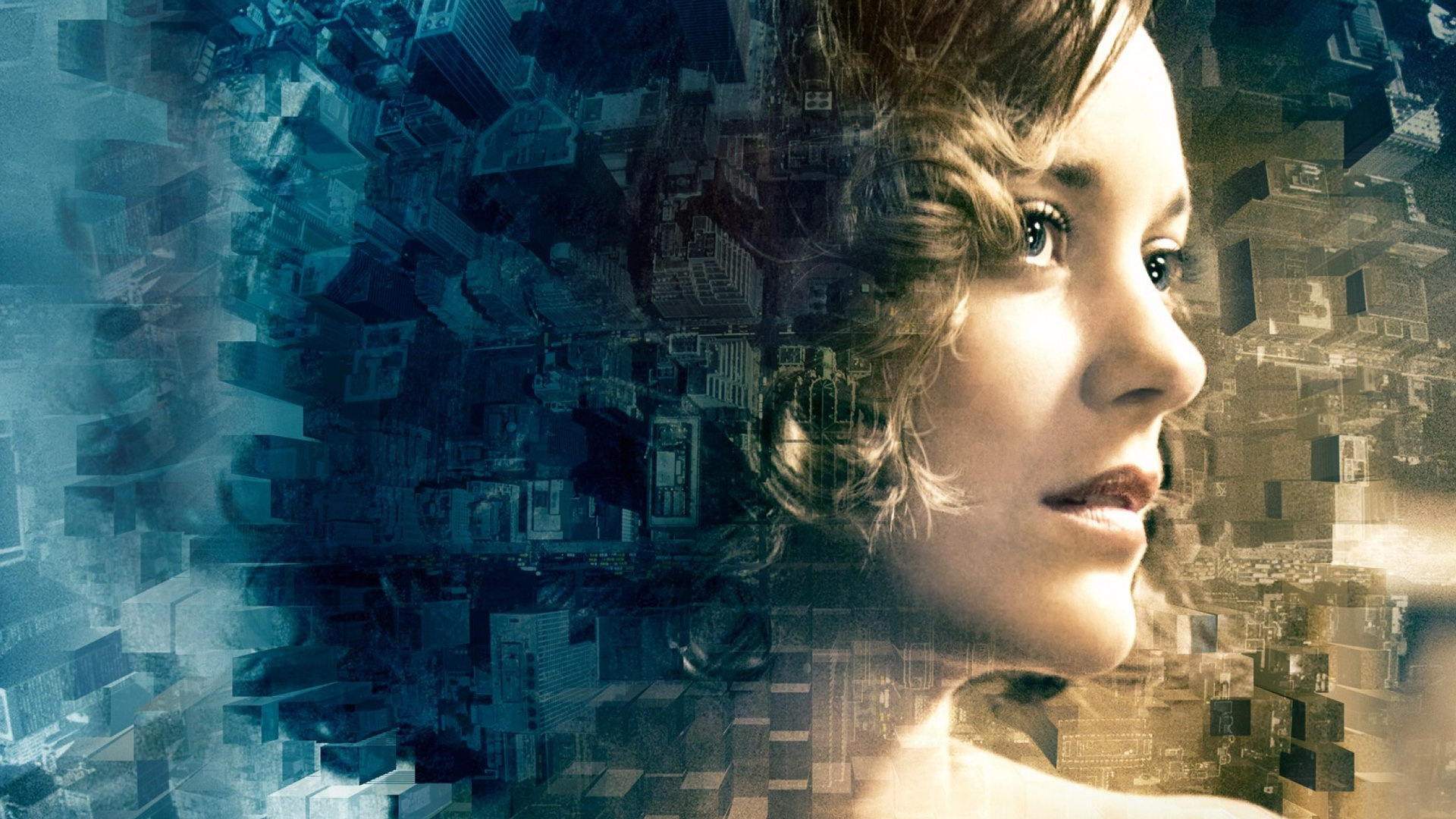 Inception: Marion Cotillard as Mal Cobb, Dom's deceased wife. 1920x1080 Full HD Background.