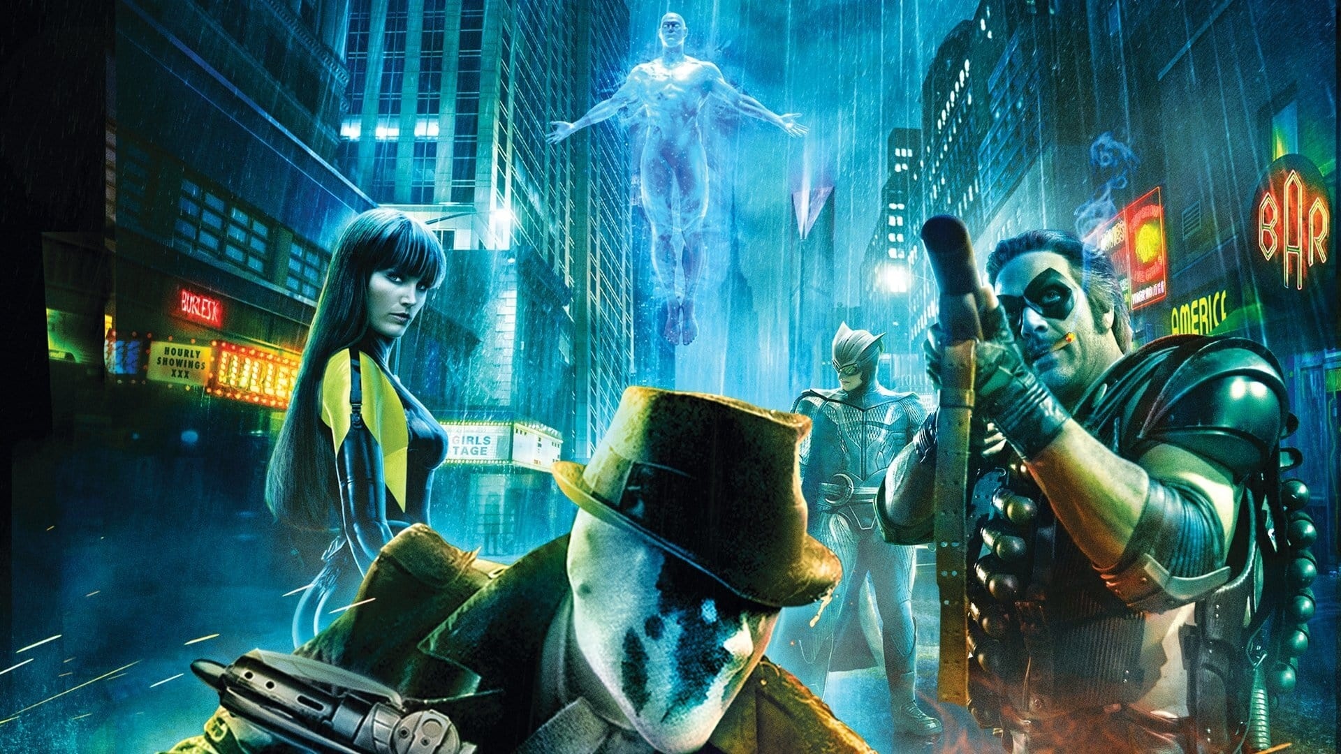 Watchmen 2009 film, Cinematic backdrops, Visual storytelling, Movie database, 1920x1080 Full HD Desktop