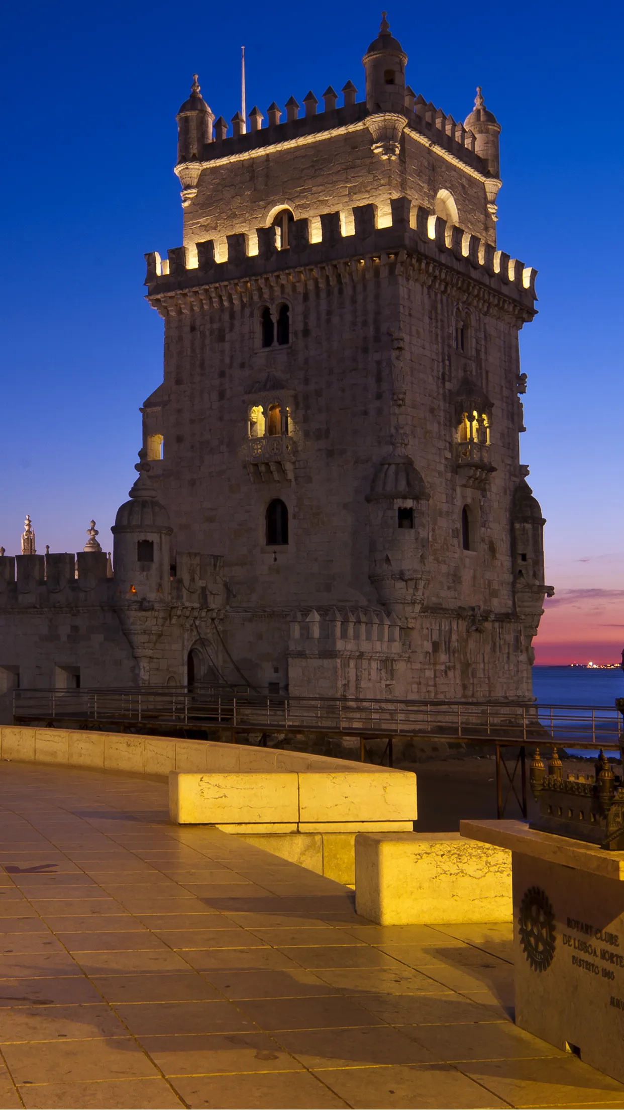 Belem Tower, Lisboa night wallpaper, iPhone wallpaper, Free download, 1250x2210 HD Phone