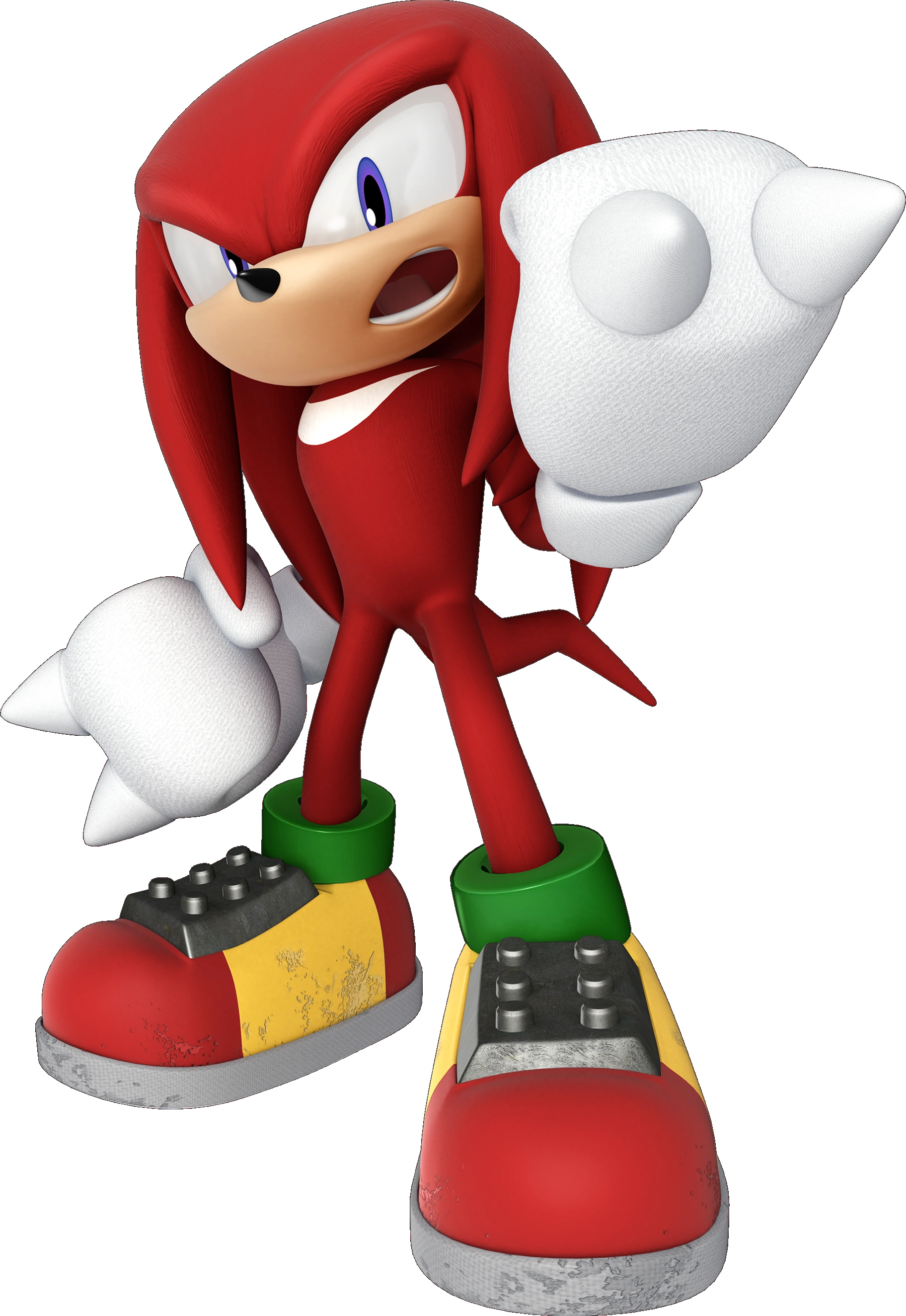 Knuckles the Echidna, Gaming, Sonic character, Powerful, 1830x2650 HD Handy