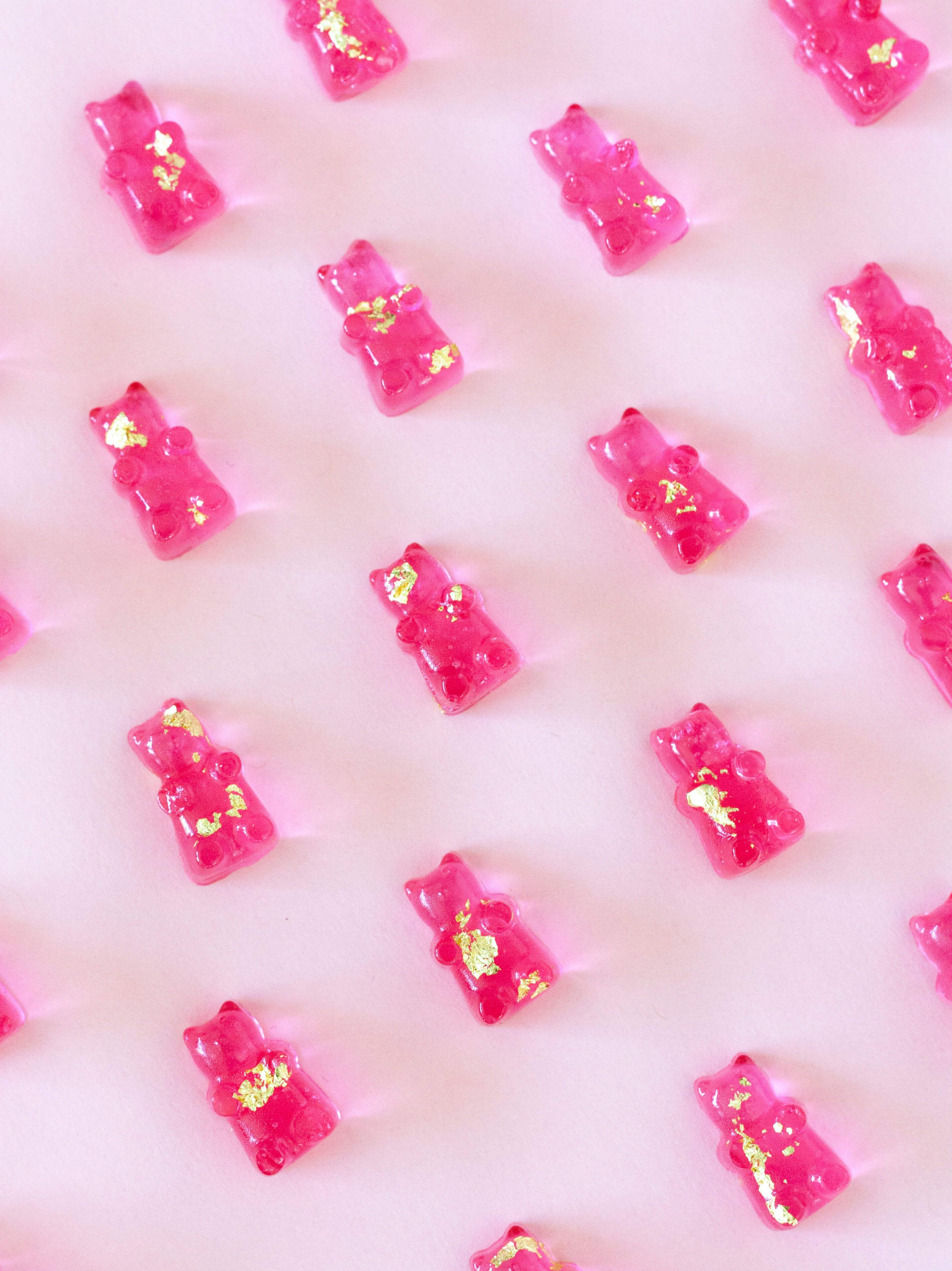 Gummy Bears, Vegan recipe, Gummy candy photography, Pink confectionery, 2050x2740 HD Phone