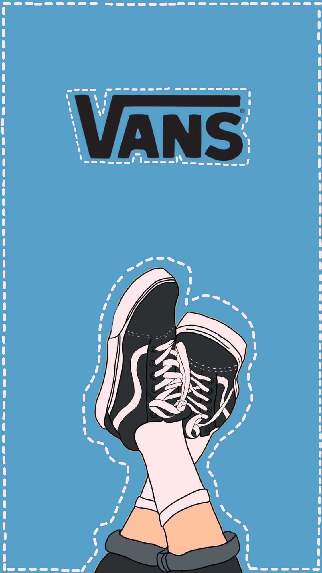 Vans: The most recognizable skate shoe across the globe, Vector. 1130x2010 HD Background.