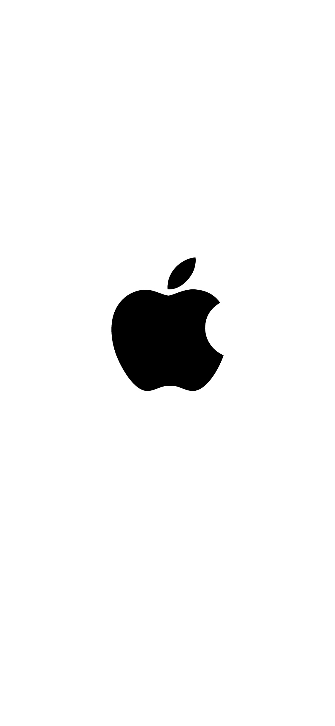 Apple logo, White and black, Timeless elegance, Classic simplicity, 1130x2440 HD Handy