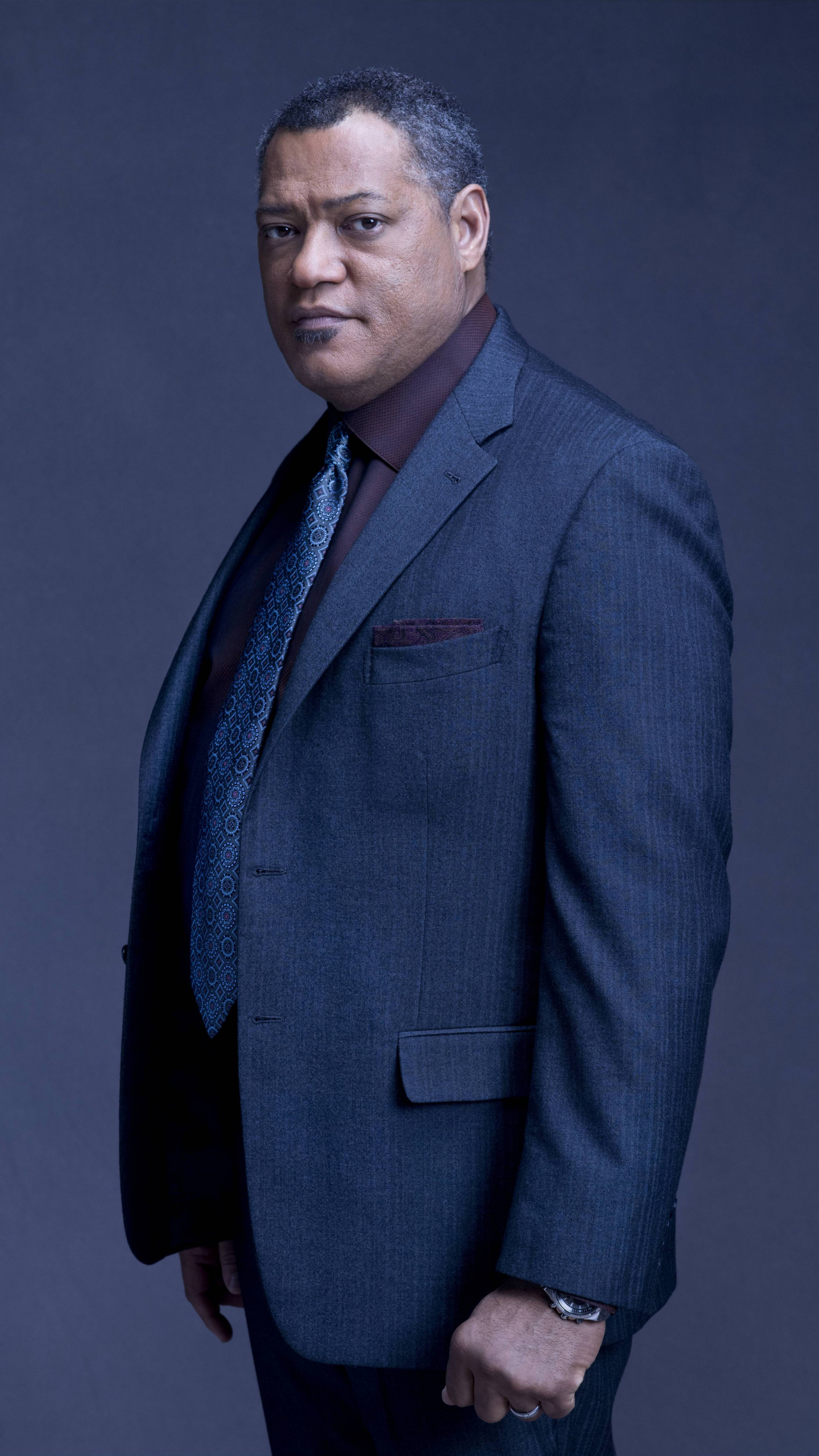 Laurence Fishburne, Hannibal TV series, Agent Jack Crawford, High-quality images, 1440x2560 HD Phone