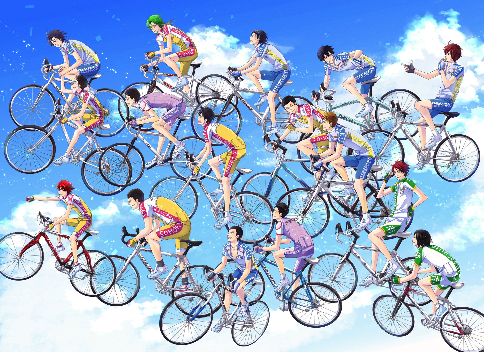 Yowamushi Pedal, Imaizumi Shunsuke, Fanart collection, Anime image board, 2000x1460 HD Desktop