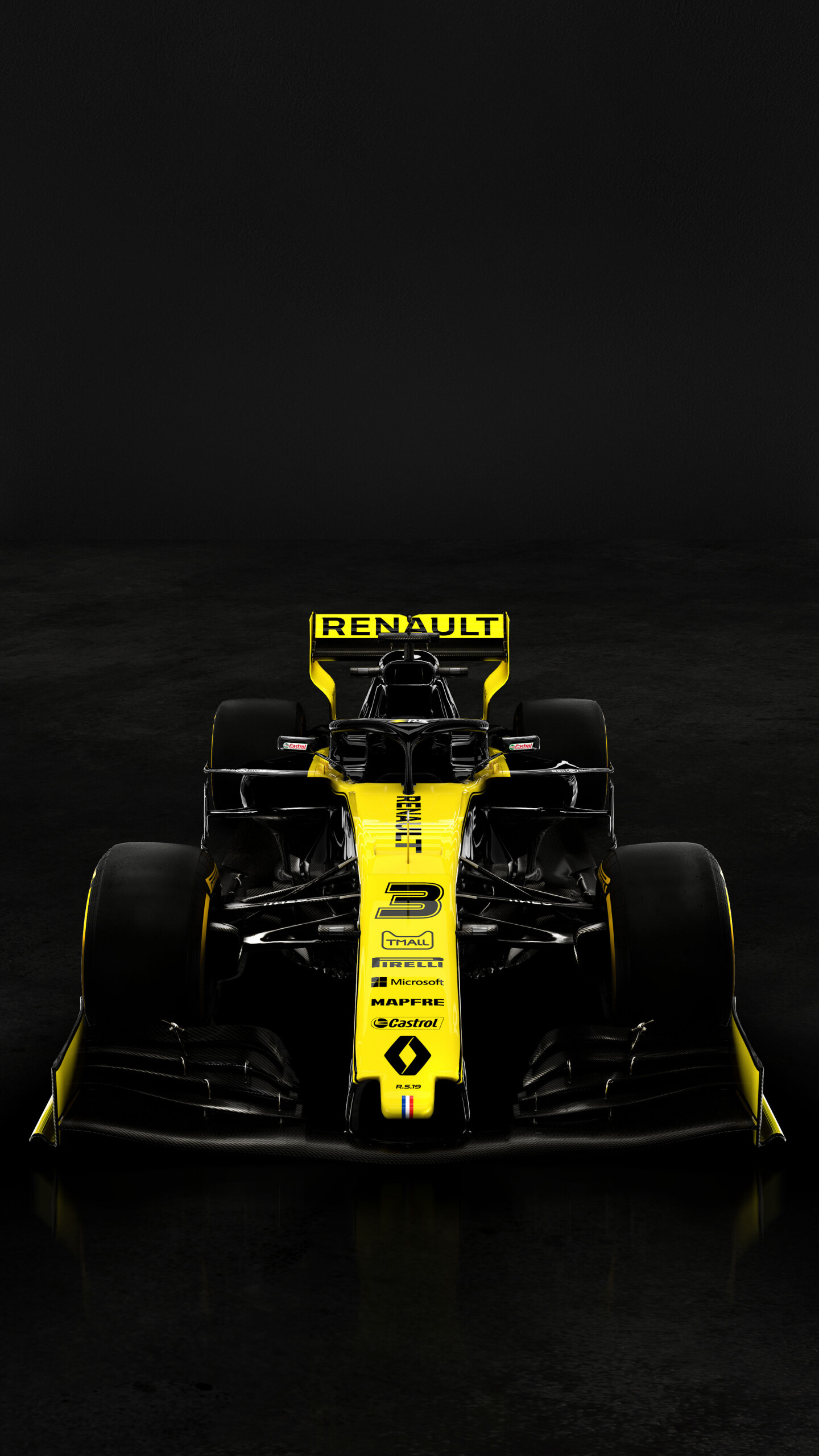 Renault: One of the most popular French car manufacturers, RS19 Formula 1. 1440x2560 HD Wallpaper.