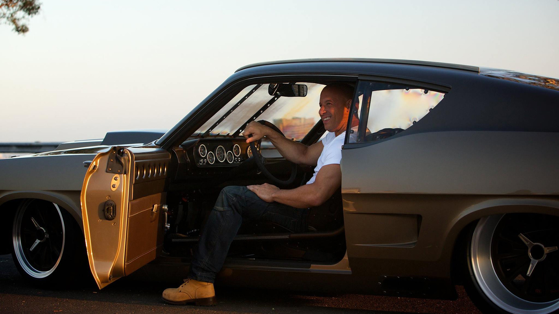 Dominic Toretto, Fast and Furious 7, Vin Diesel, Films, 1920x1080 Full HD Desktop