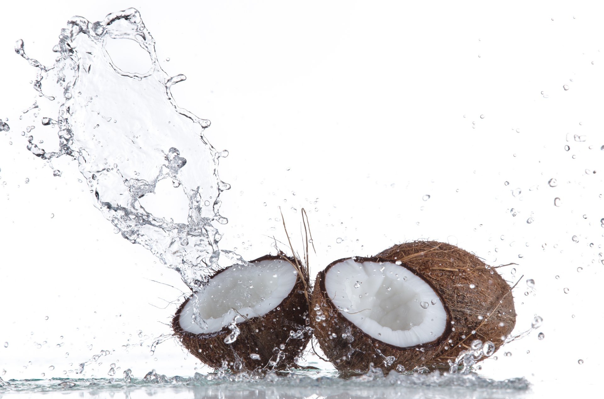 Coconut: The ingredient of many different recipes for ice creams, sorbets, smoothies, and cocktails. 1920x1270 HD Wallpaper.
