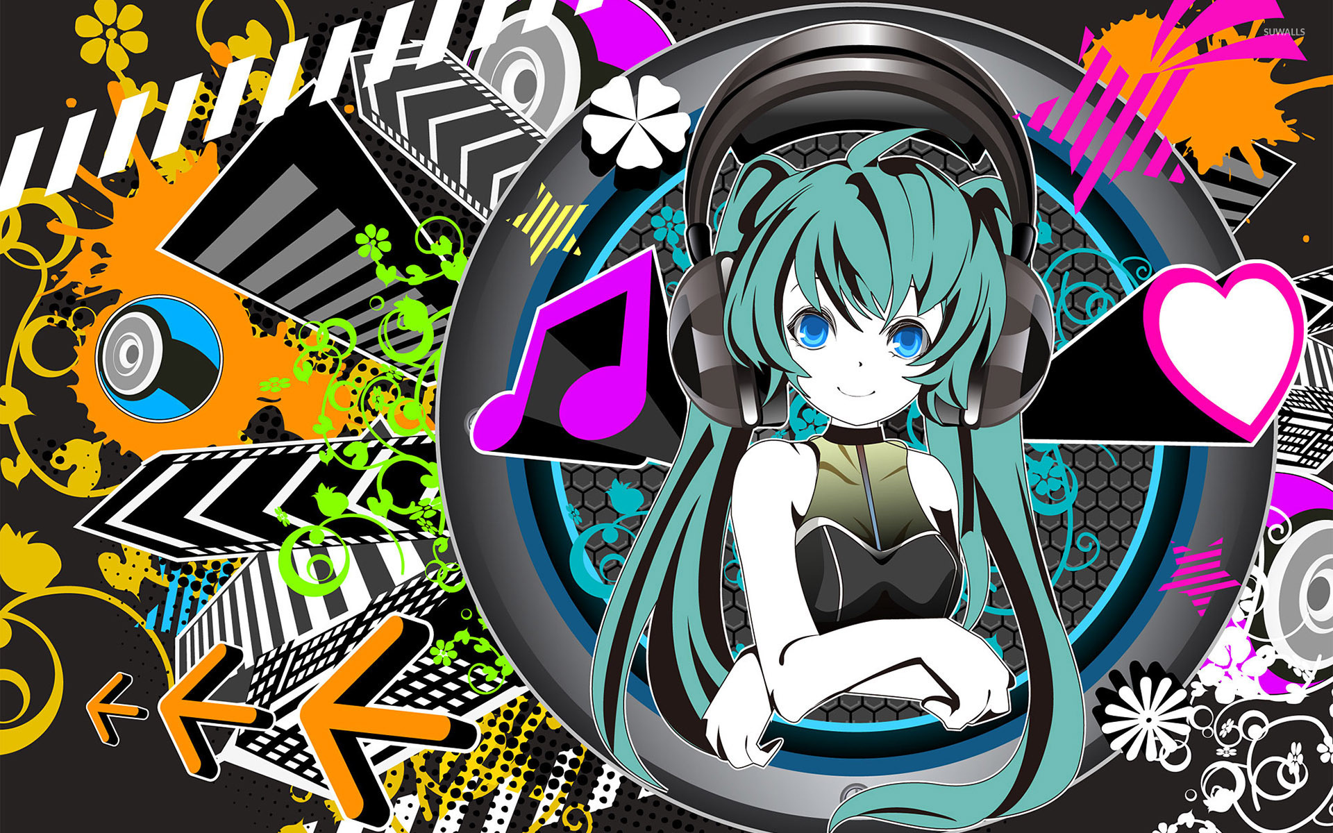 GUMI Vocaloid, Anime wallpapers, Art from the internet, Music background, 1920x1200 HD Desktop