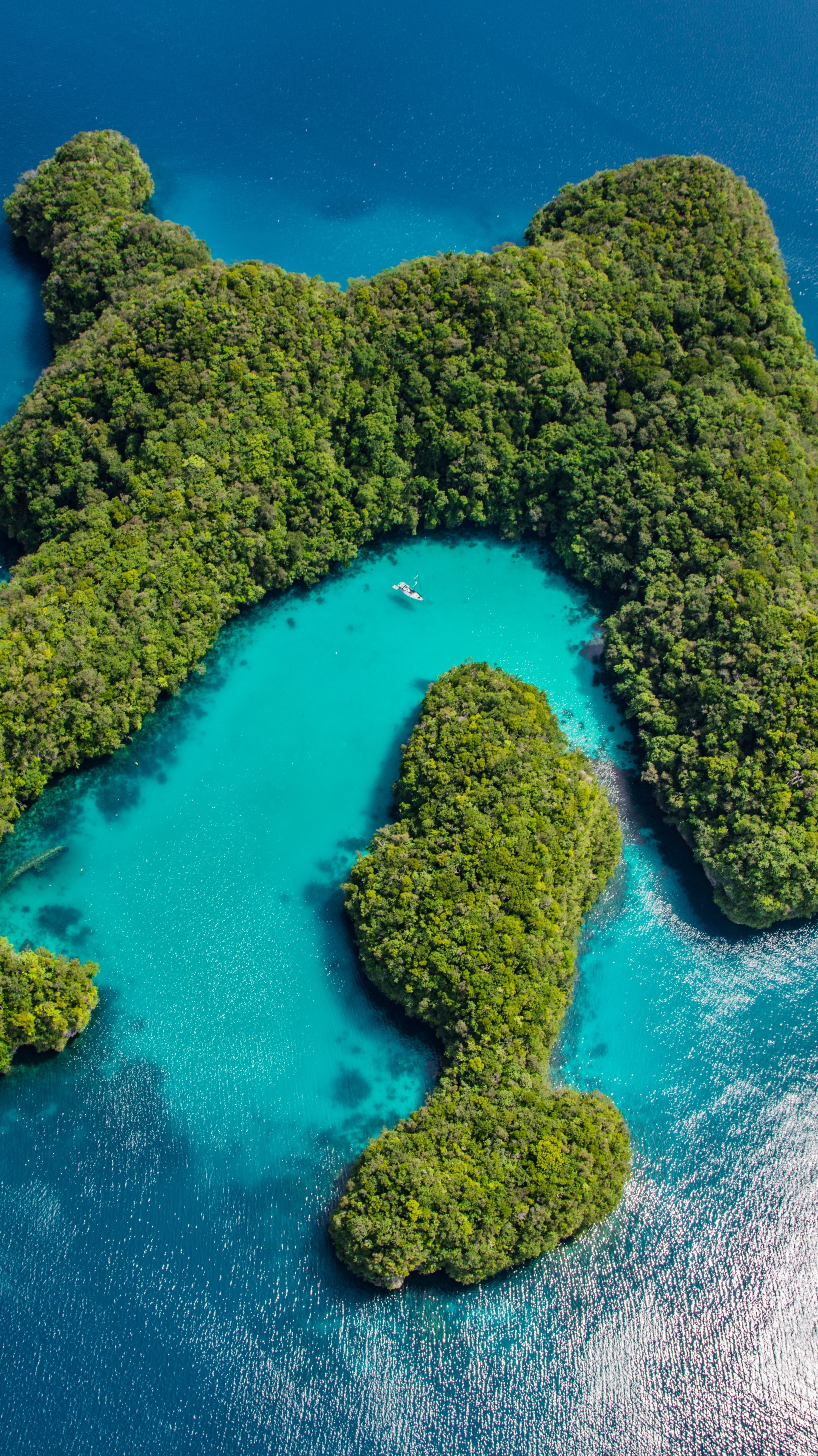Micronesia, Palau, Ocean islands, 8K nature wallpaper, 2160x3840 4K Handy