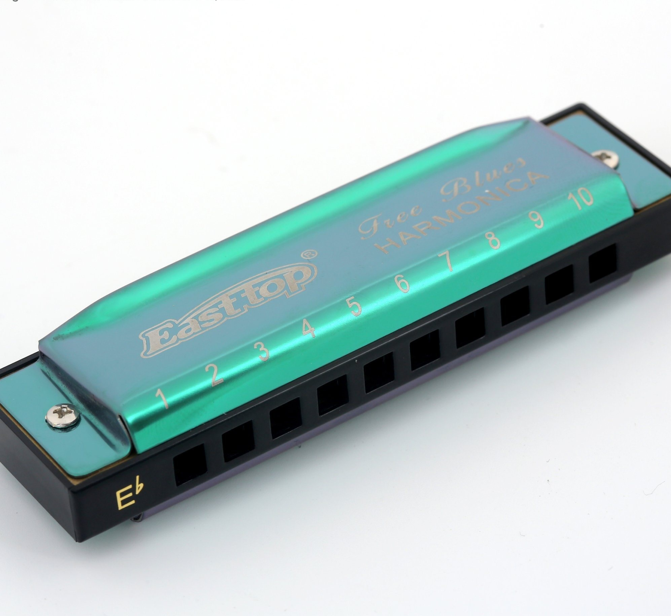 Harmonica: Easttop Brand, 10 Hole 20 Tones Ditonica, Resonator, Mouthpiece Set From China, OEM. 2220x2040 HD Background.