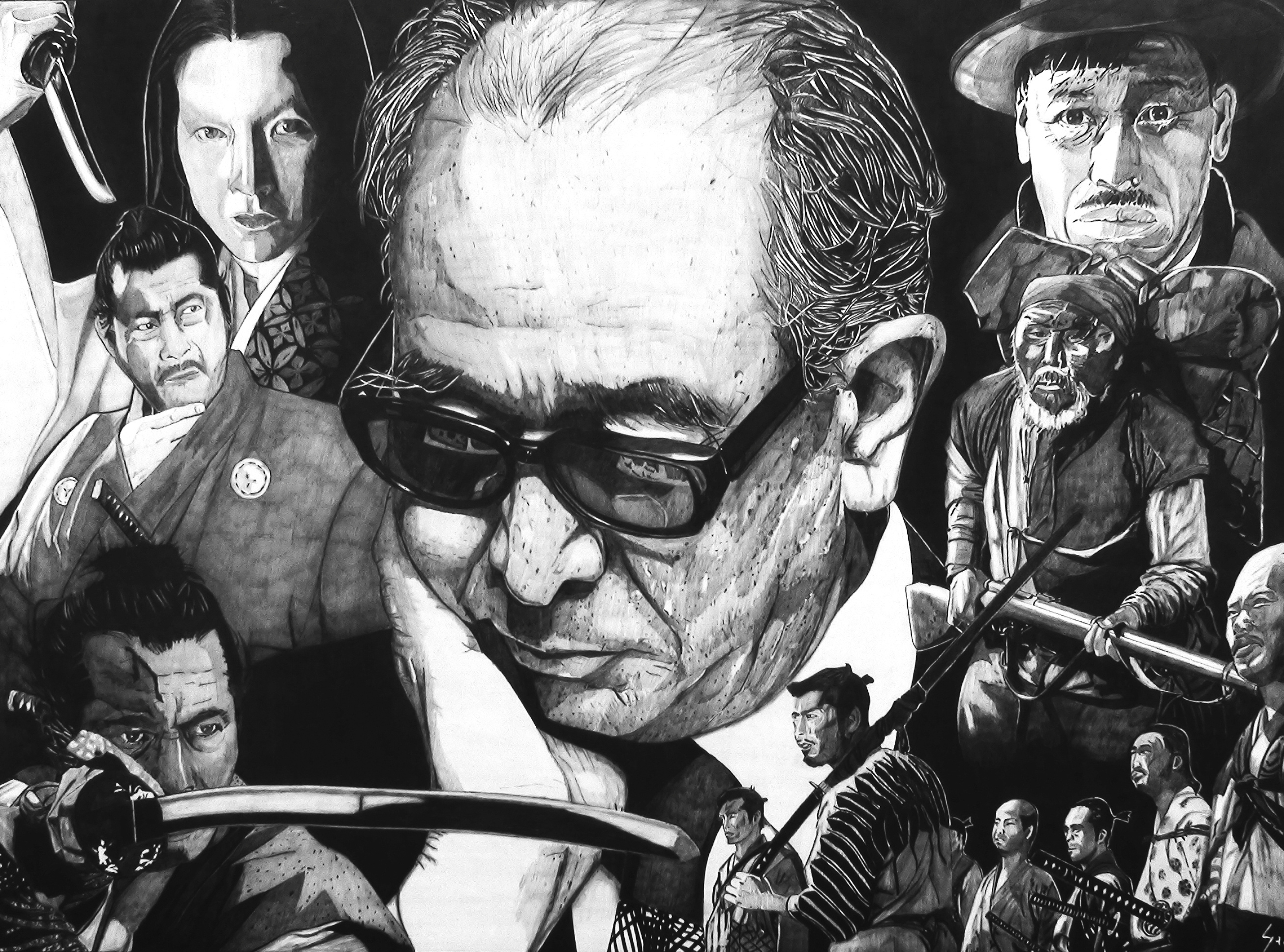 Akira Kurosawa, Posterspy, 2900x2150 HD Desktop