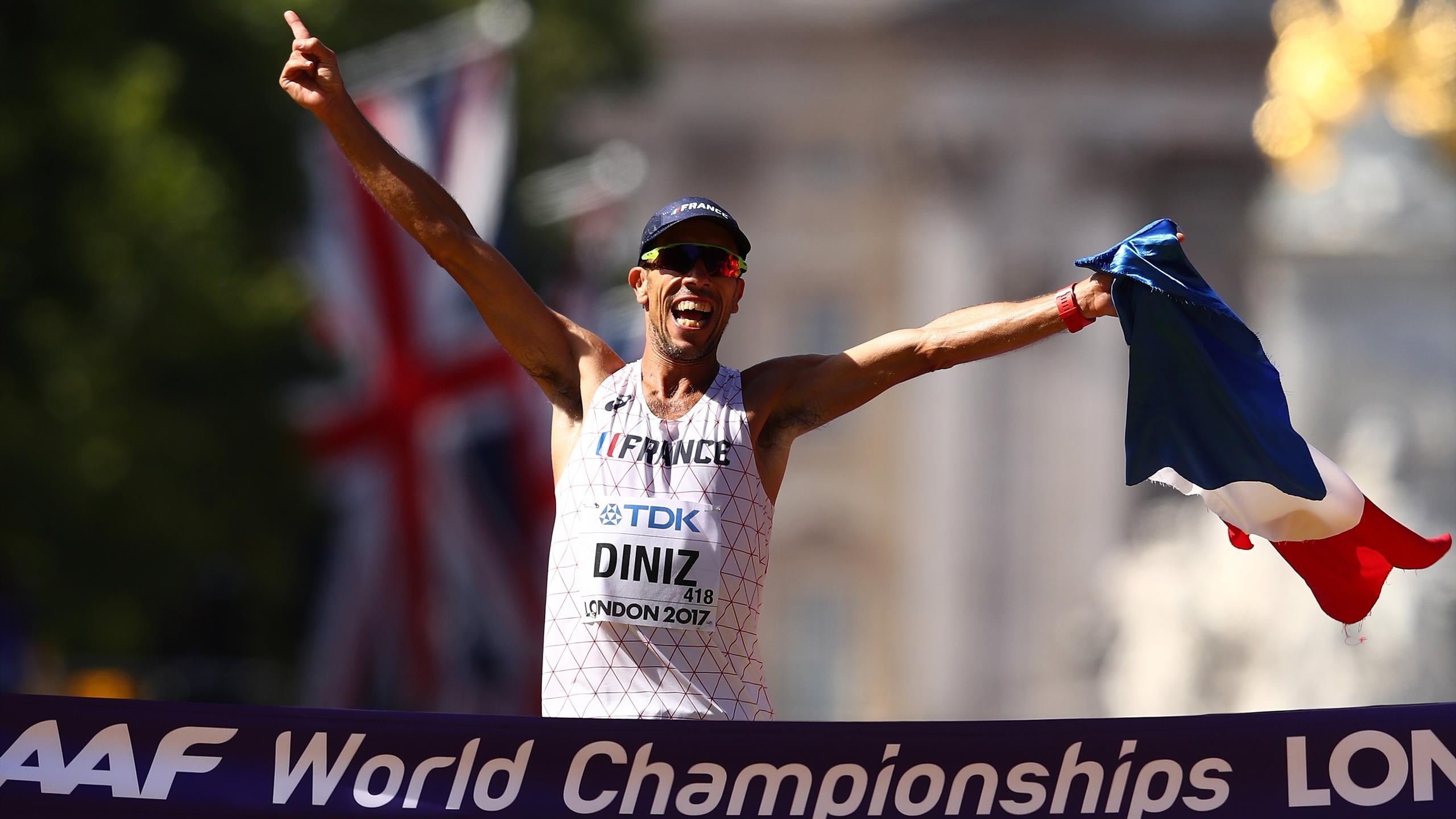 Yohann Diniz, Oldest world champion, Incredible achievement, 50km walk, 2560x1440 HD Desktop