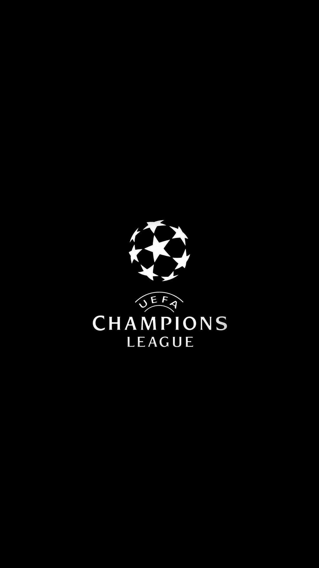 UEFA: The best football club competition in the World, Monochrome. 1080x1920 Full HD Wallpaper.