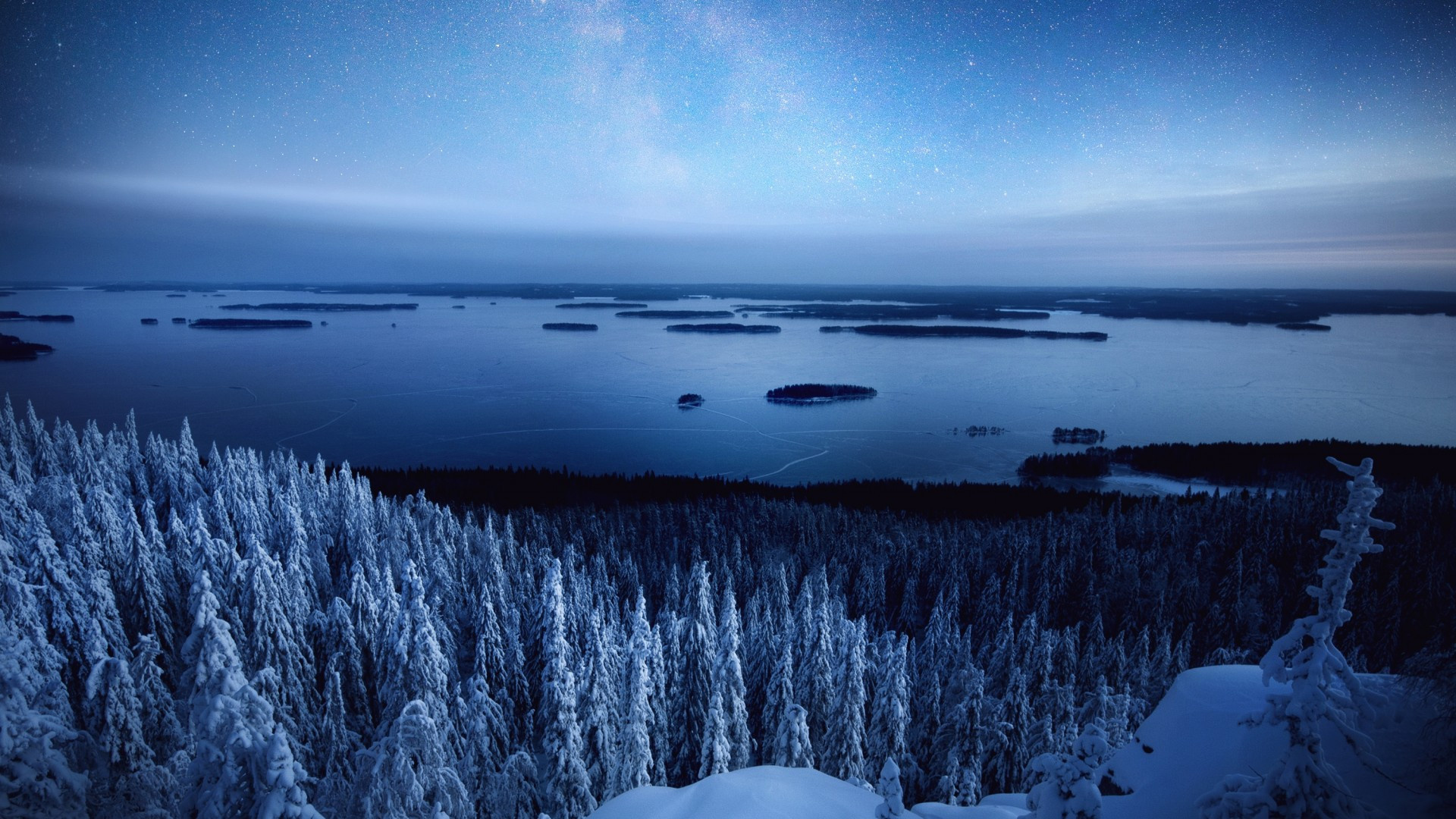 Finland: Koli National Park, The municipalities of Joensuu, Lieksa and Kontiolahti. 1920x1080 Full HD Wallpaper.