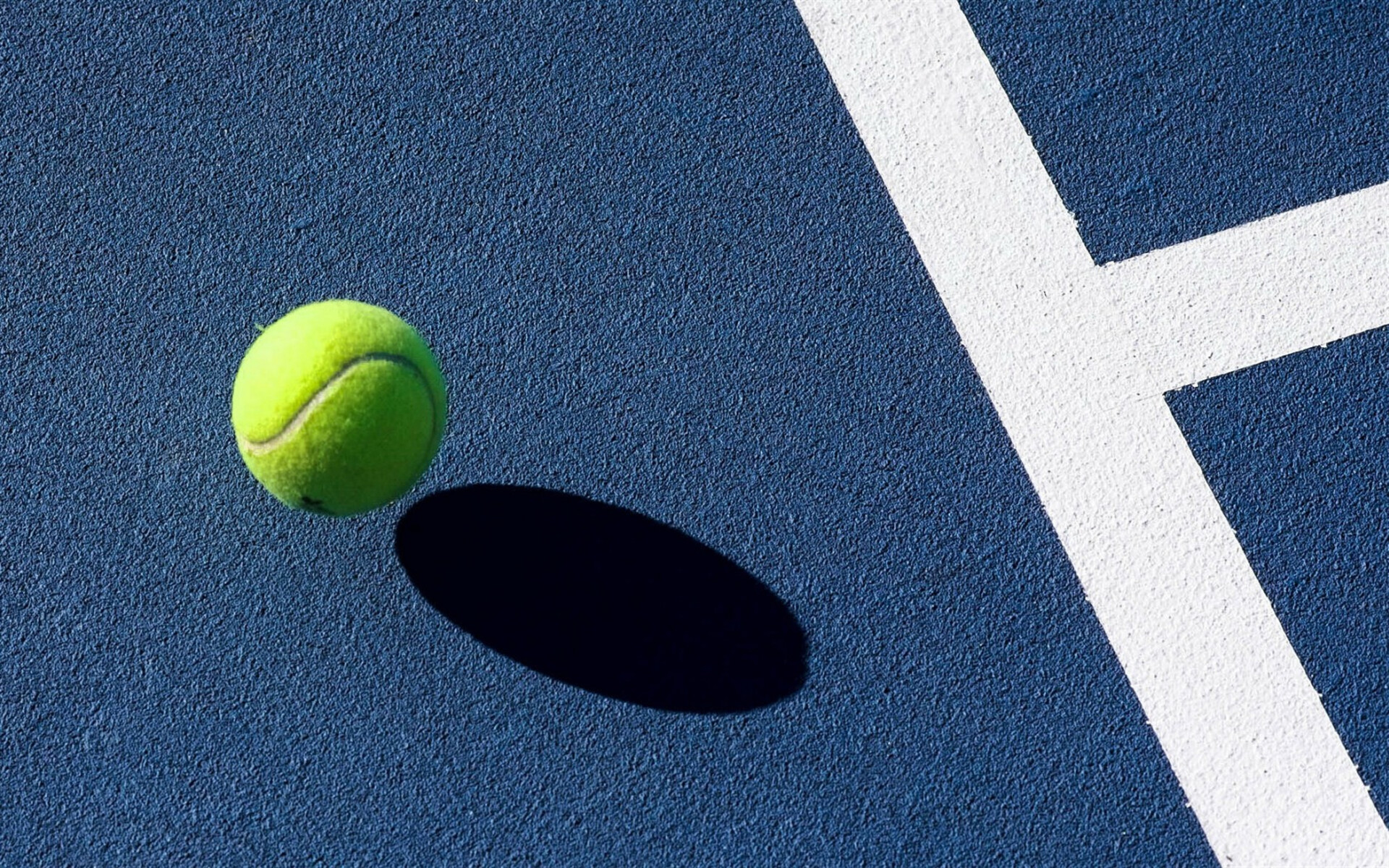 Blue tennis court, Sport concepts, Desktop wallpaper, Tennis ball, 1920x1200 HD Desktop