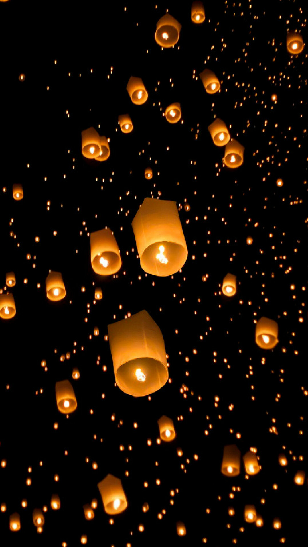 Lanterns: A case for enclosing a light and protecting it from the wind. 1080x1920 Full HD Background.