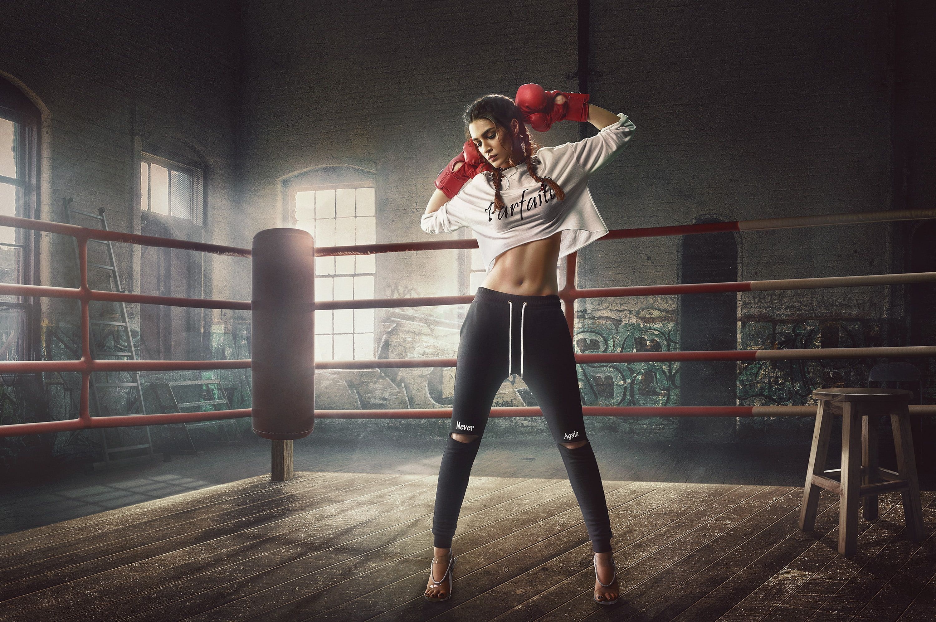 Combat Sports: Boxing Girls, A Boxing Ring, Women Sports, IBA. 3000x2000 HD Wallpaper.