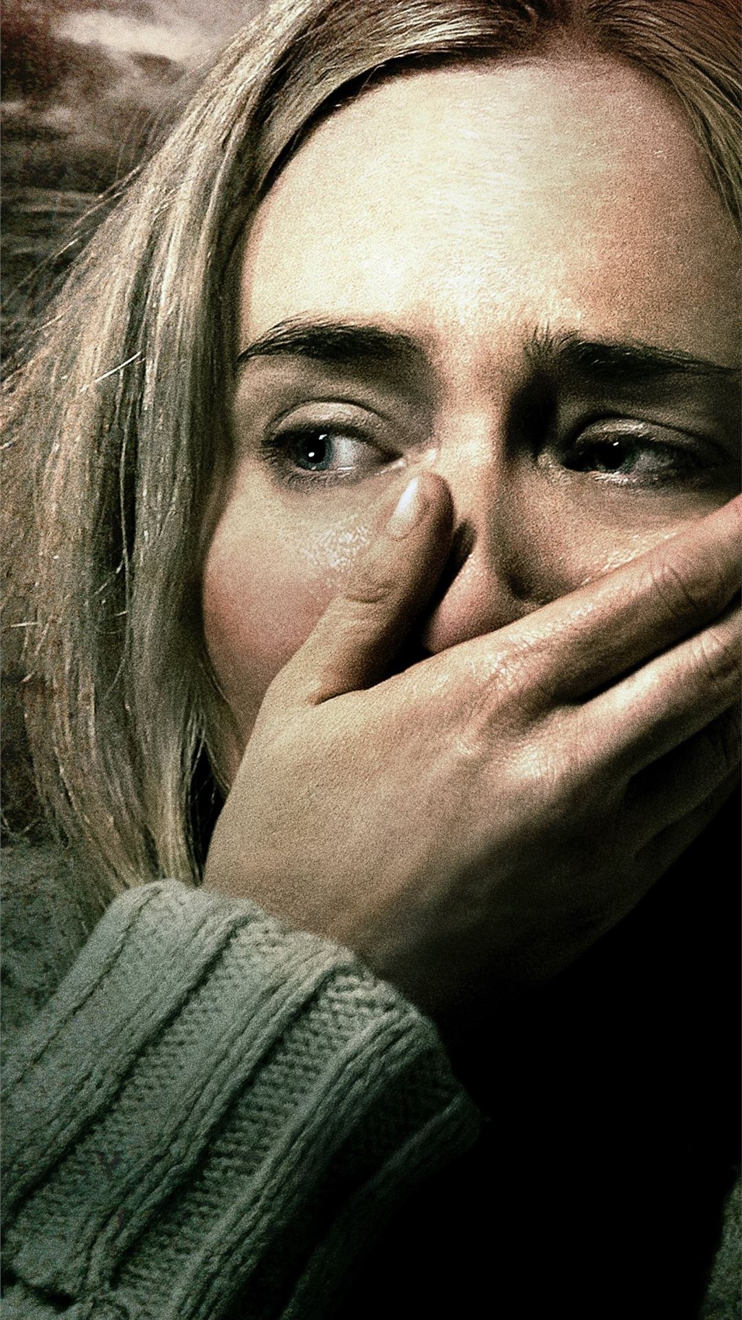 A Quiet Place movie iPhone wallpapers, Free download, Atmospheric beauty, Silent thriller, 1080x1920 Full HD Phone