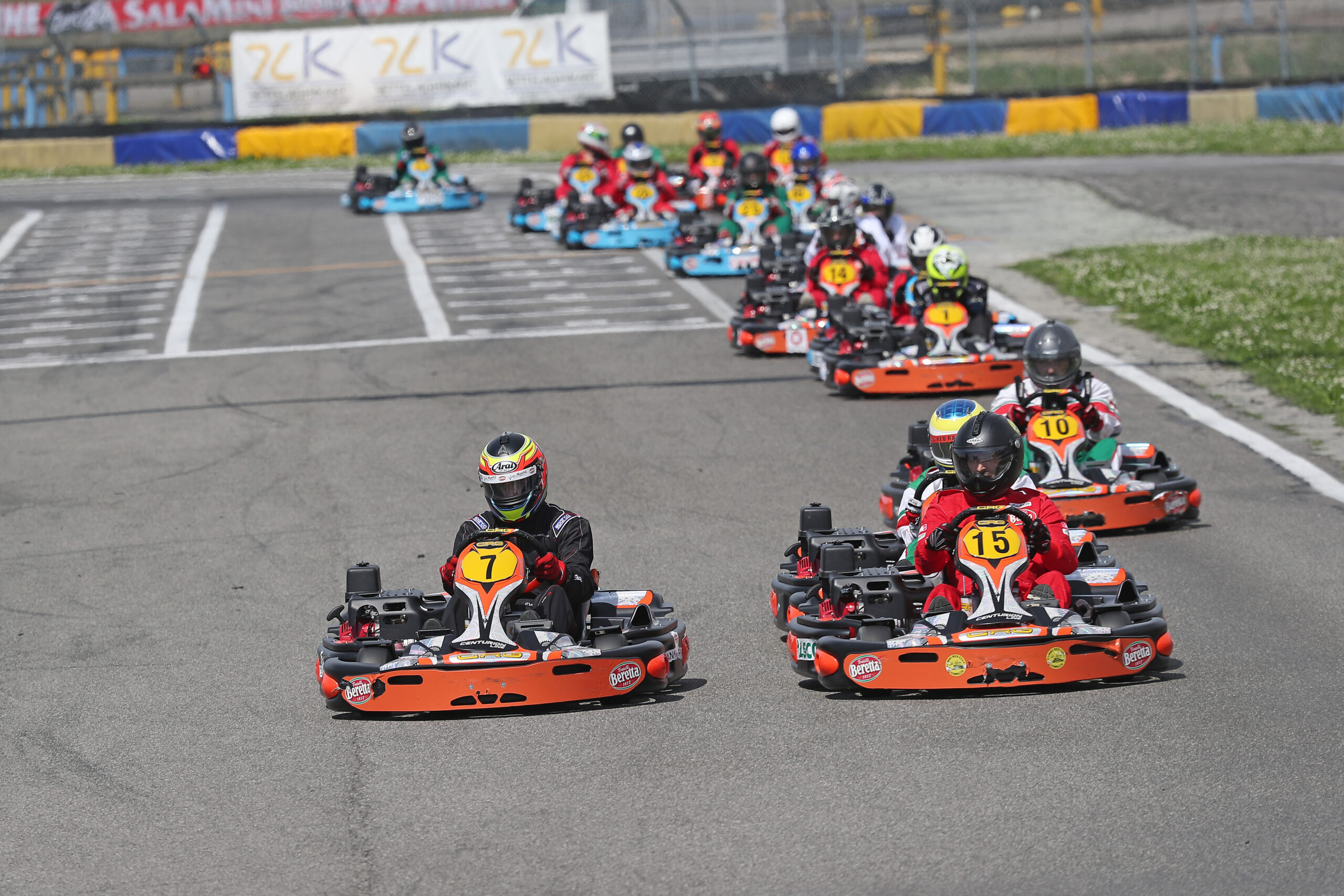 Karting: CRG 24 Hours Karting, Castelletto di Branduzzo, June 2022, 35 registered teams. 2560x1710 HD Background.