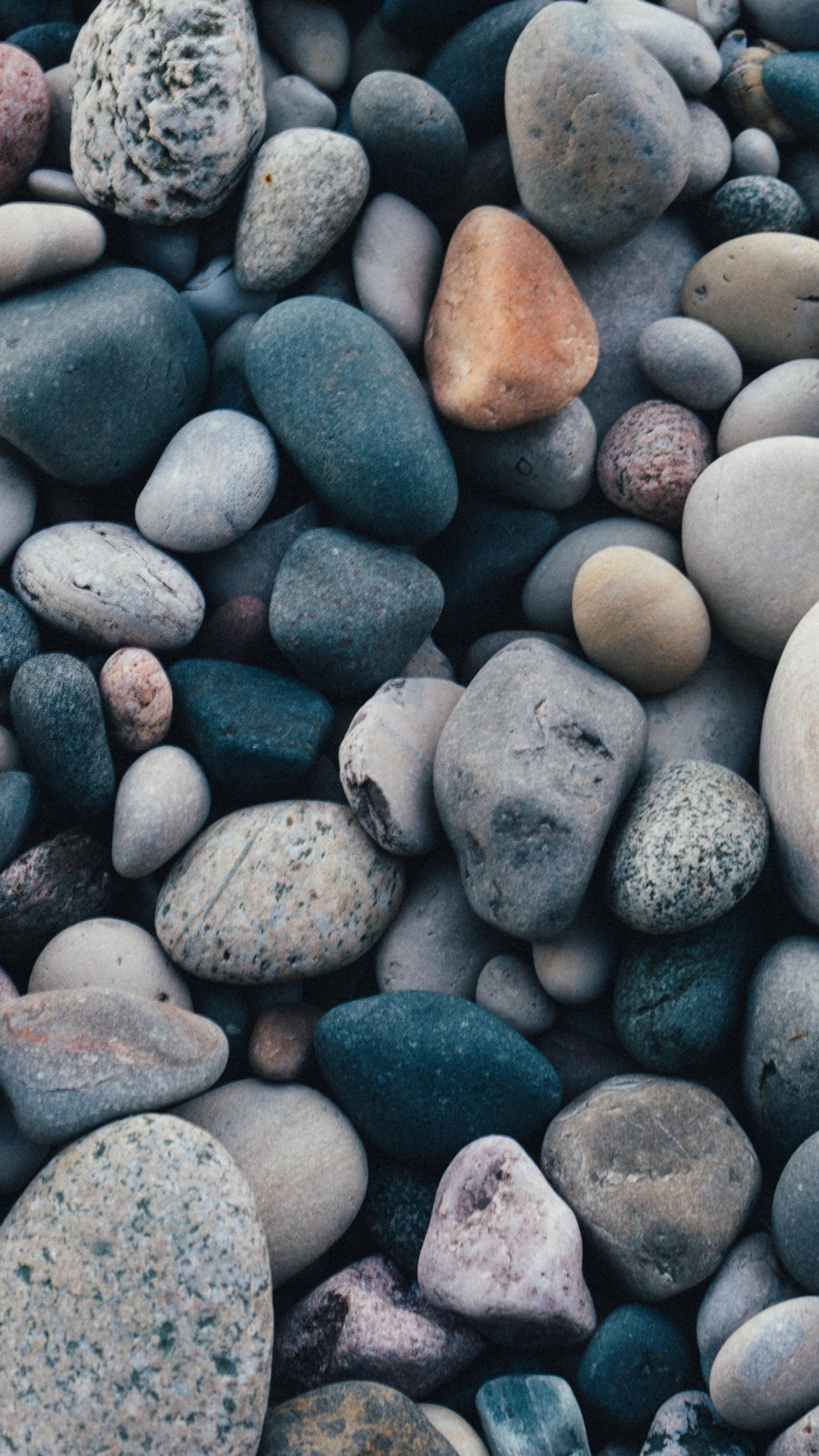 Stones and pebbles, Zen wallpaper, Sony Xperia Z5 Premium Dual, HD image, 2160x3840 4K Phone