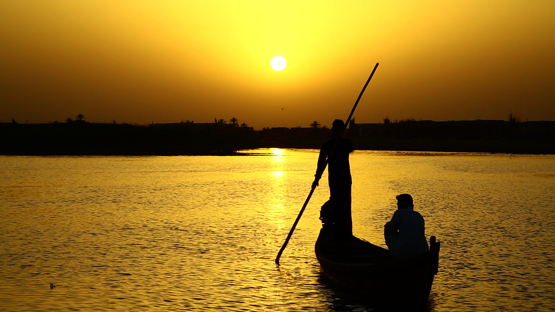 Niger River, Melodic rhythms, Vibrant cultural scene, Quaint river towns, 1920x1080 Full HD Desktop