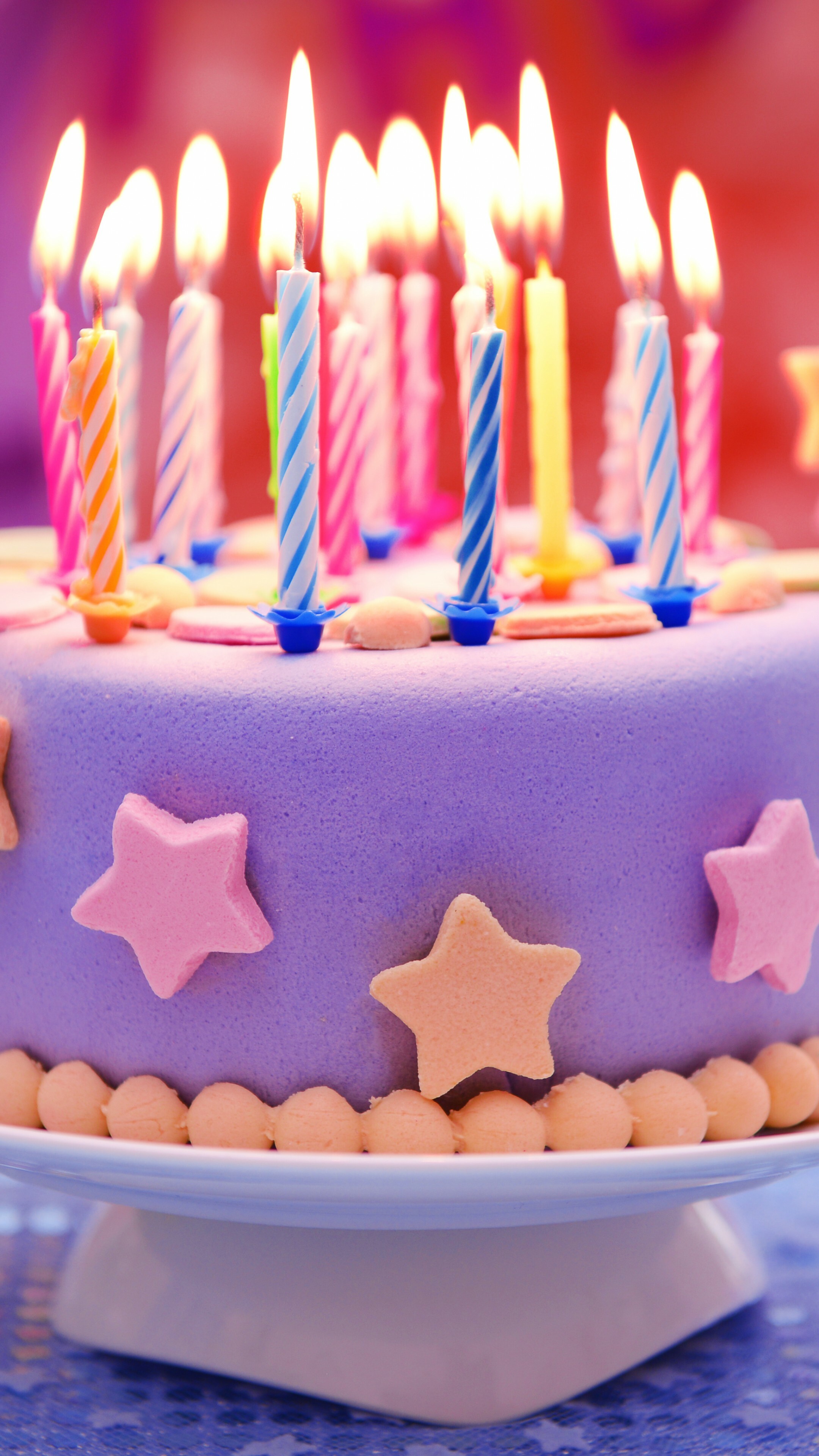 Birthday Party: Celebrating the life of someone, Cake decorating. 2160x3840 4K Background.