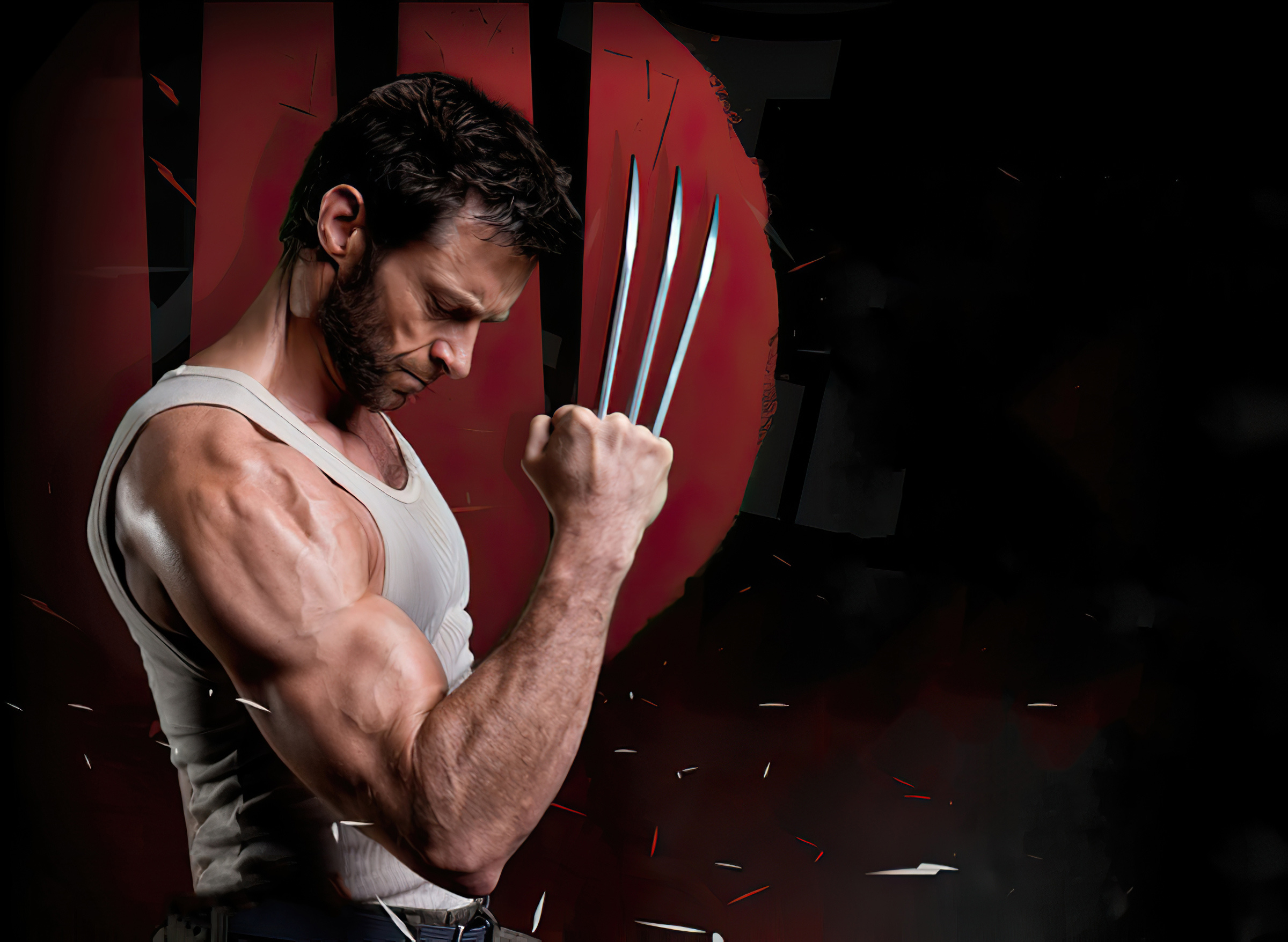 Hugh Jackman as Wolverine, Superhero wallpapers, HD images, Marvel character, 2400x1760 HD Desktop