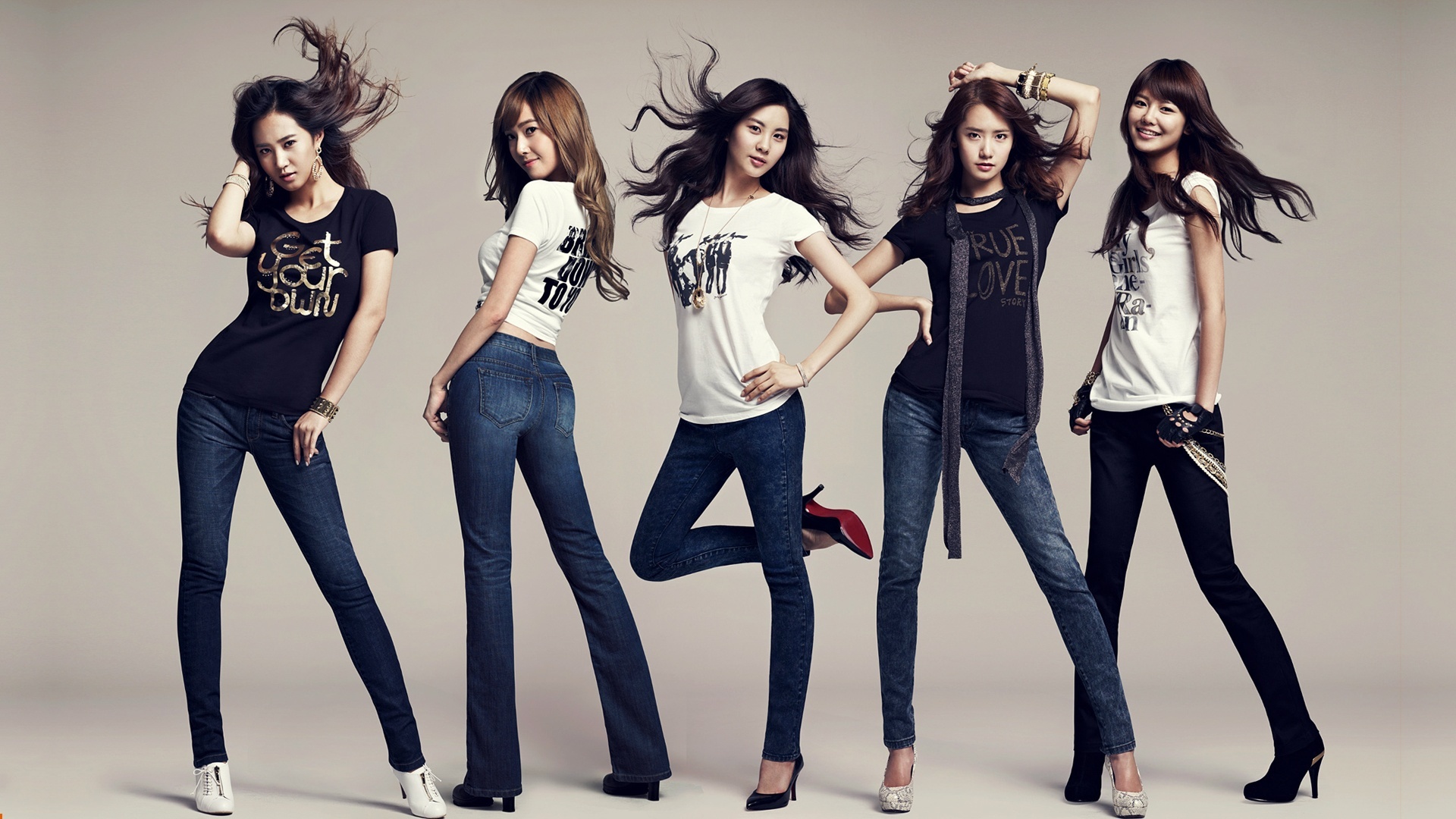 Fashion: Girls' Generation, Celebrities, A professional photoshoot. 1920x1080 Full HD Wallpaper.