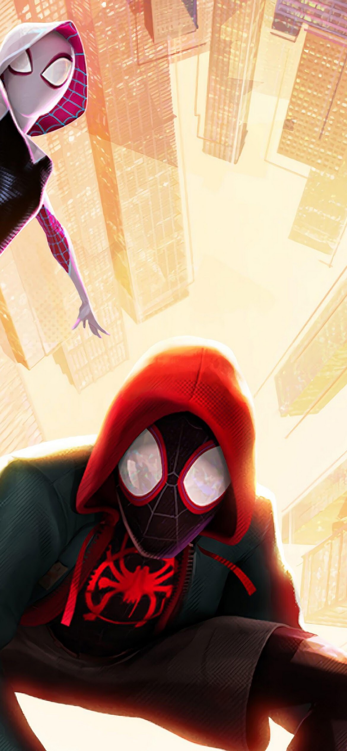 Spider-Man: Into the Spider-Verse: Won the BAFTA Award for Best Animated Film in 2019. 1170x2540 HD Wallpaper.