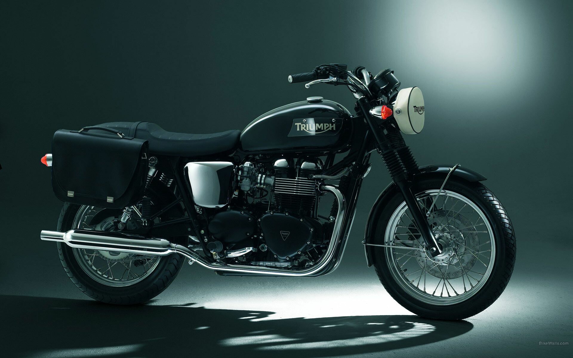 Triumph Motorcycles: Bonneville, Iconic style with a beautiful and distinctive chrome theme. 1920x1200 HD Wallpaper.