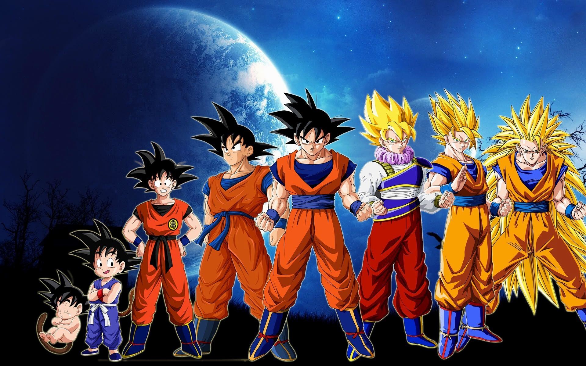 Goku: Son Goku's transformations, Super Saiyan, Dragon Ball Z, Supernatural strength. 1920x1200 HD Background.