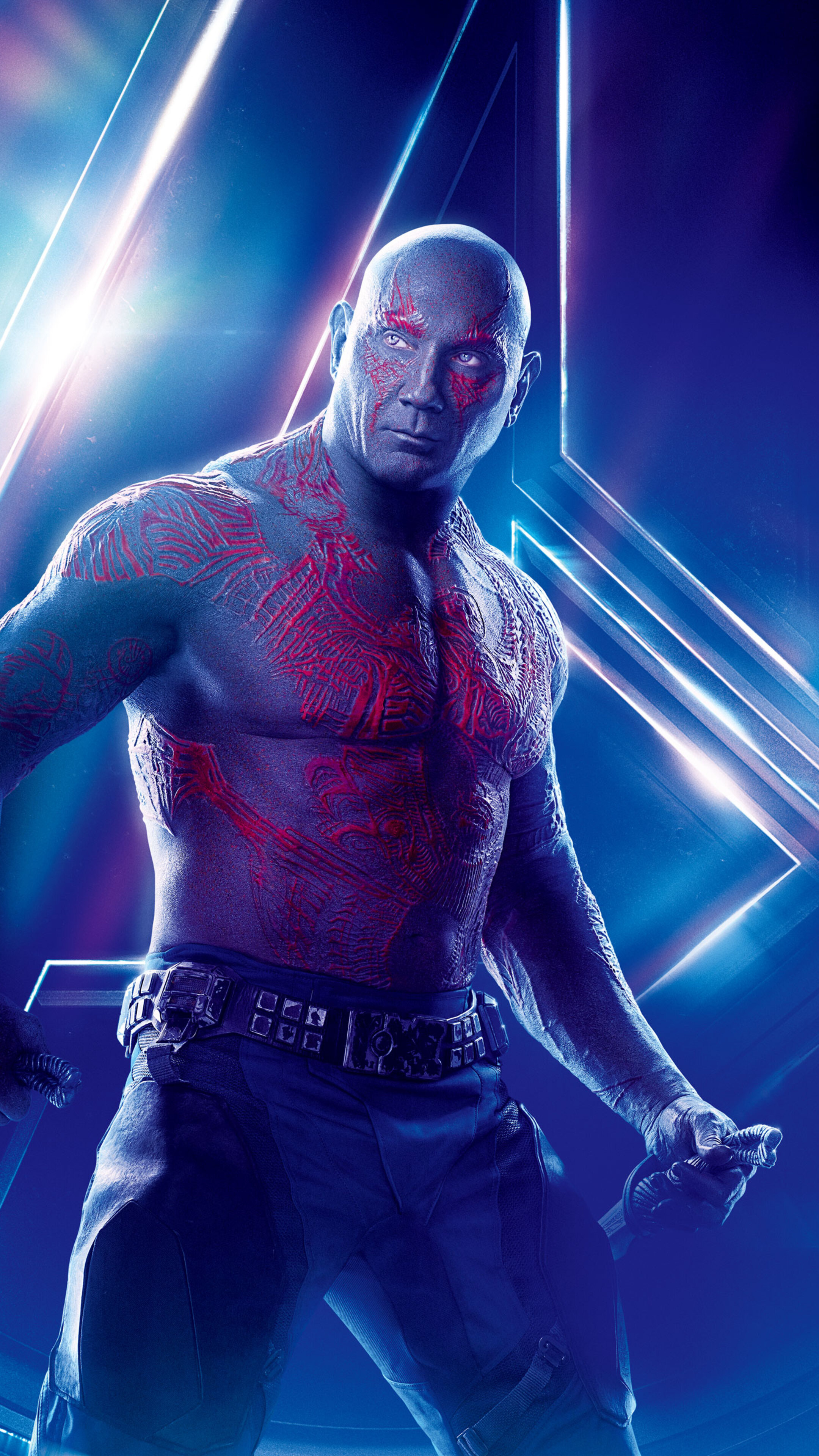 Drax the Destroyer, Avengers Infinity War, 8K poster, HD wallpapers, 2160x3840 4K Phone