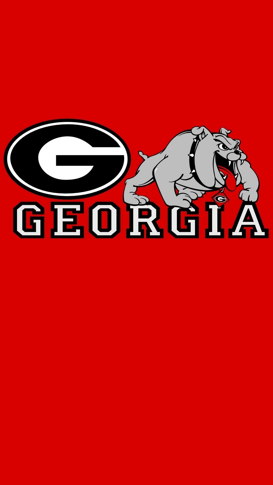 Georgia Bulldogs: Team that defeated Alabama in the CFP National Championship Game in 2021. 1080x1920 Full HD Wallpaper.