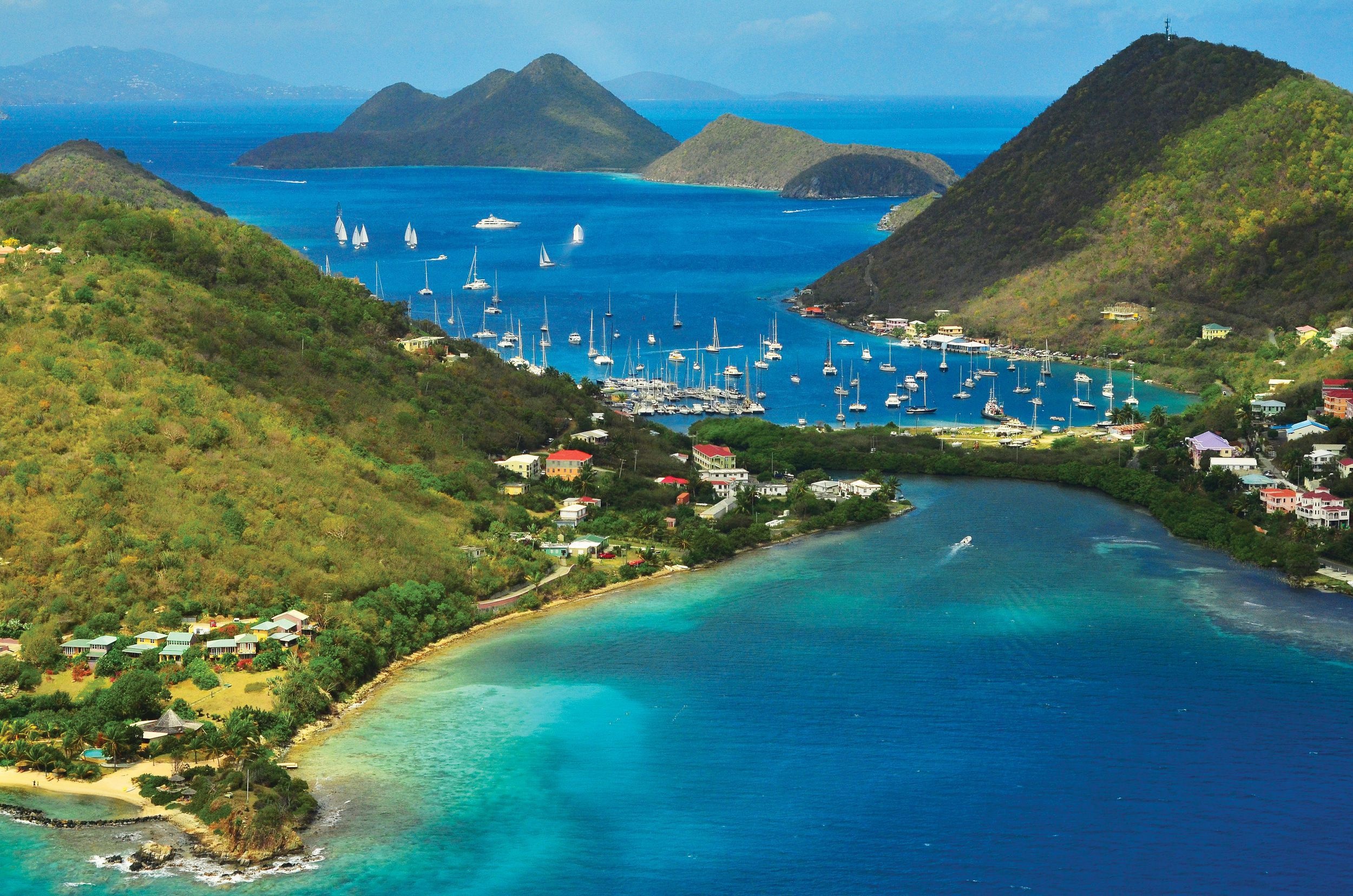Road Town, Tortola, British Virgin Islands, Top free backgrounds, 2500x1660 HD Desktop