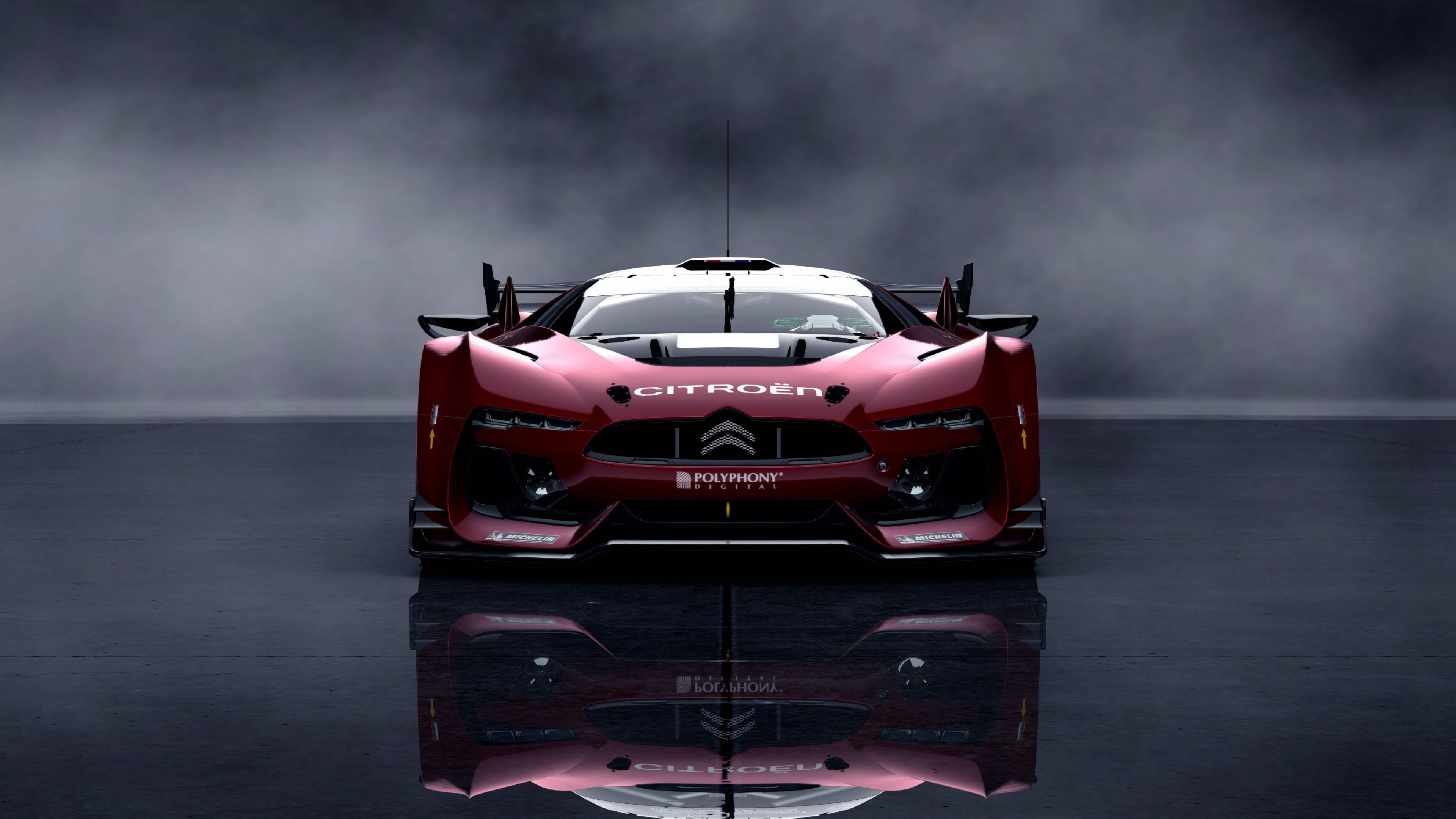 Citroen: Model GT, Gran Turismo, Race Car, Sports car. 3840x2160 4K Wallpaper.