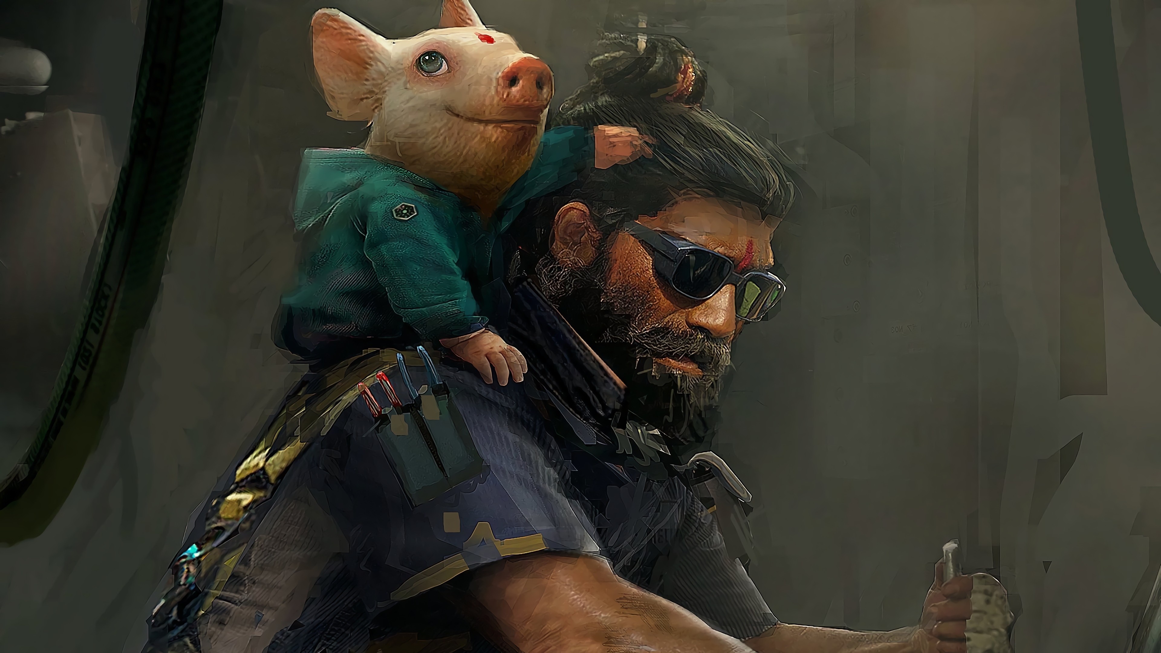 Beyond Good and Evil 2, E3 2018 artwork, Exciting poster, Action-packed game, 3840x2160 4K Desktop