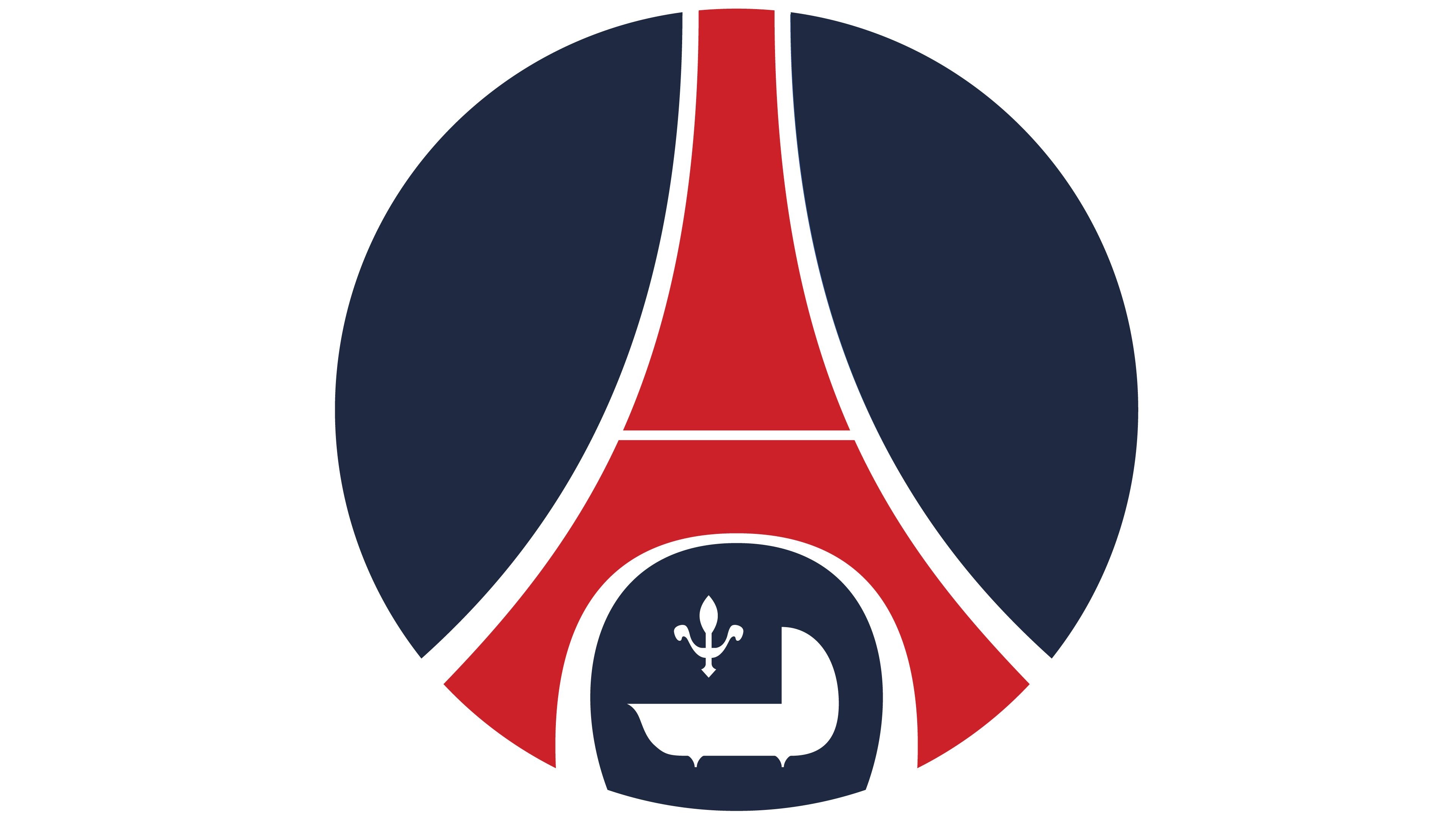 Paris Saint-Germain: PSG, Eiffel tower, Logo, Football. 3840x2160 4K Wallpaper.